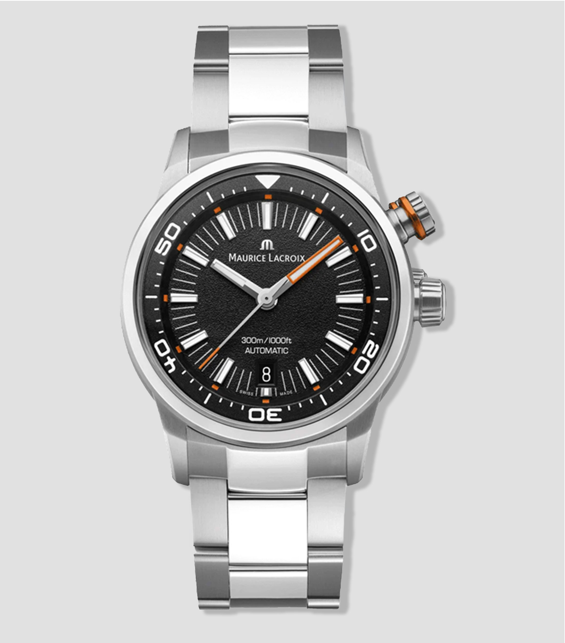 Reloj para Hombre Pontos Diver deportivo, plateado
