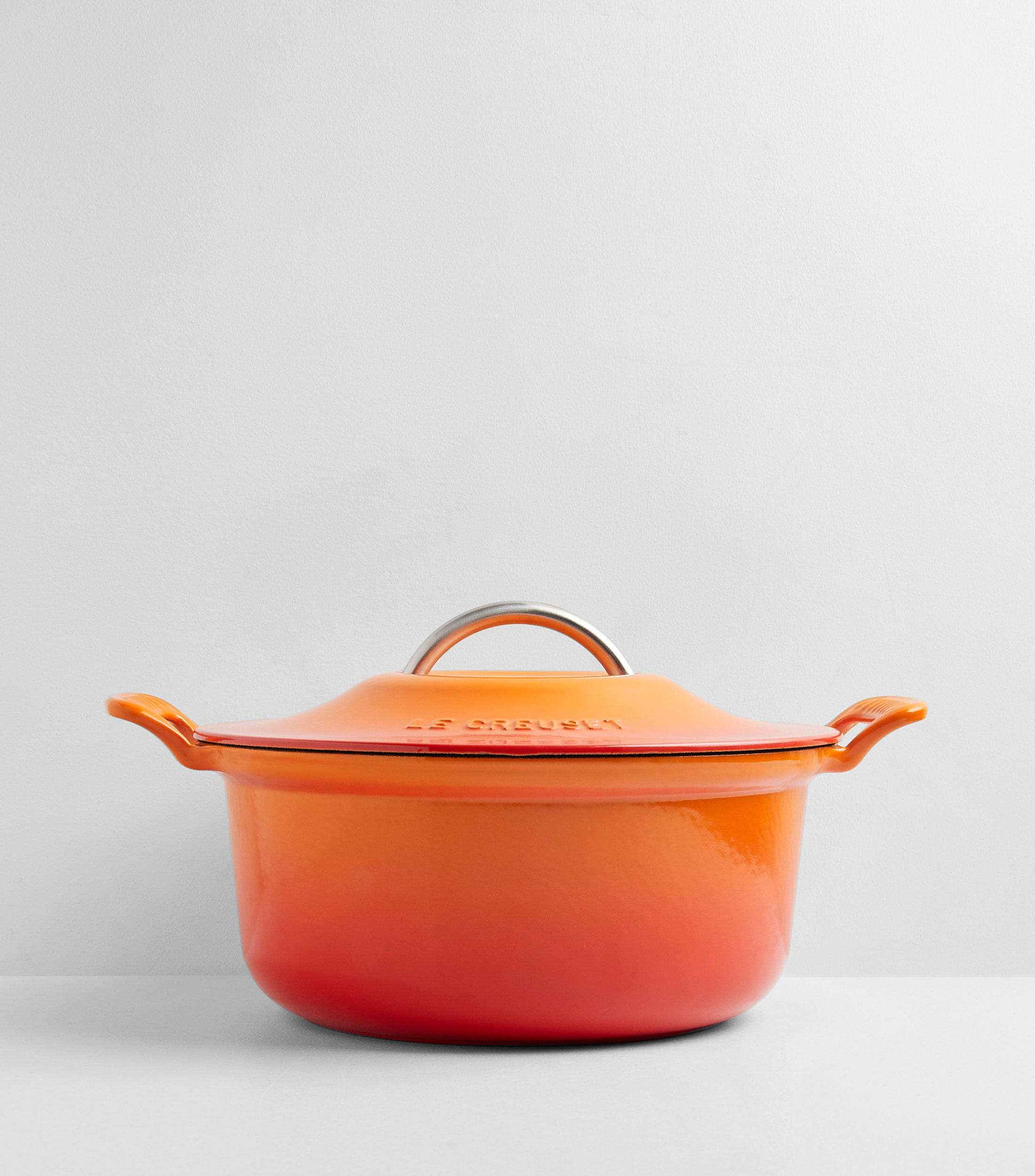 Cacerola redonda en hierro colado esmaltado Modern Heritage 4.6 L naranja