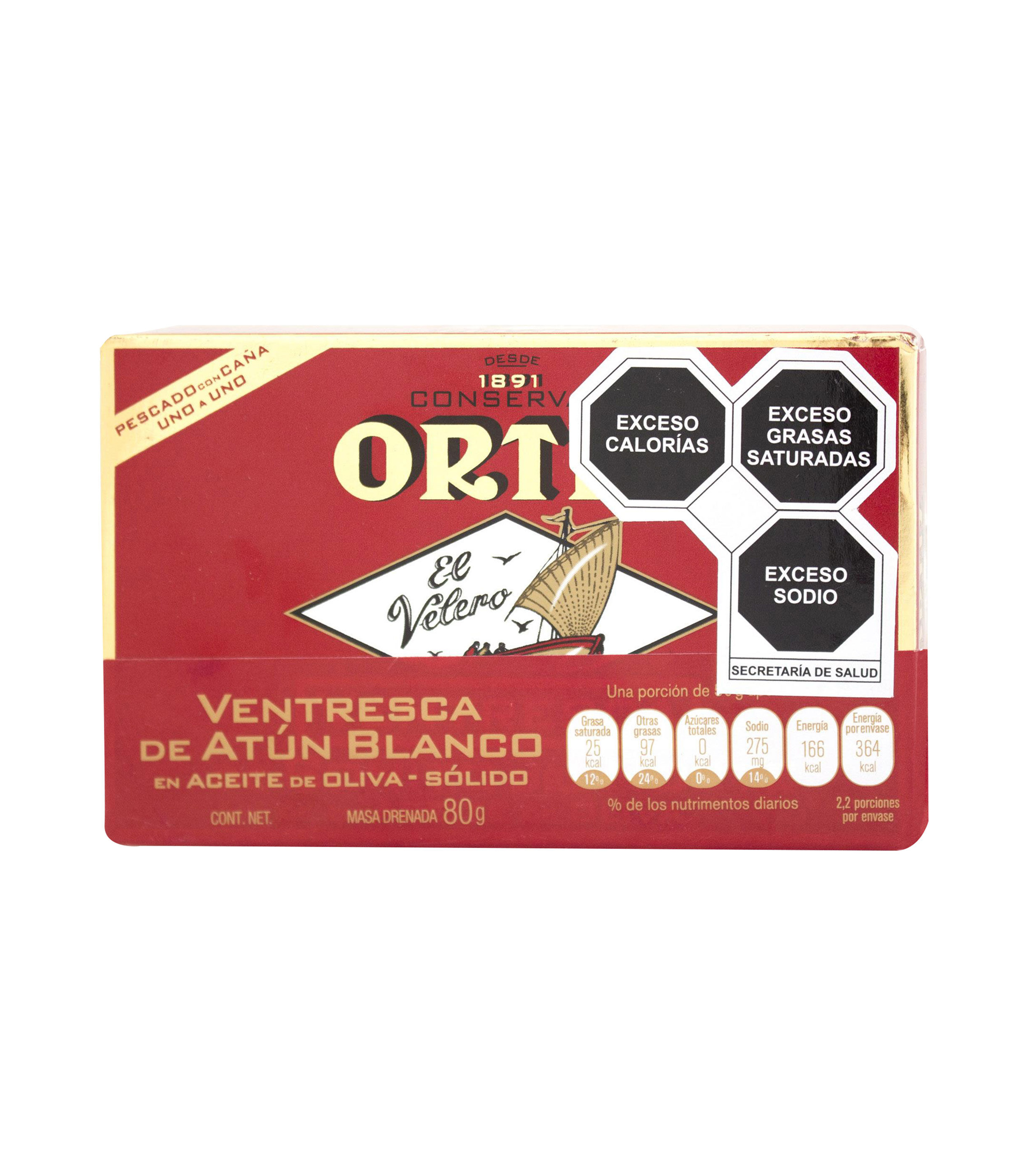 Ventresca de Atún Blanco en Aceite de Oliva, 110 gr