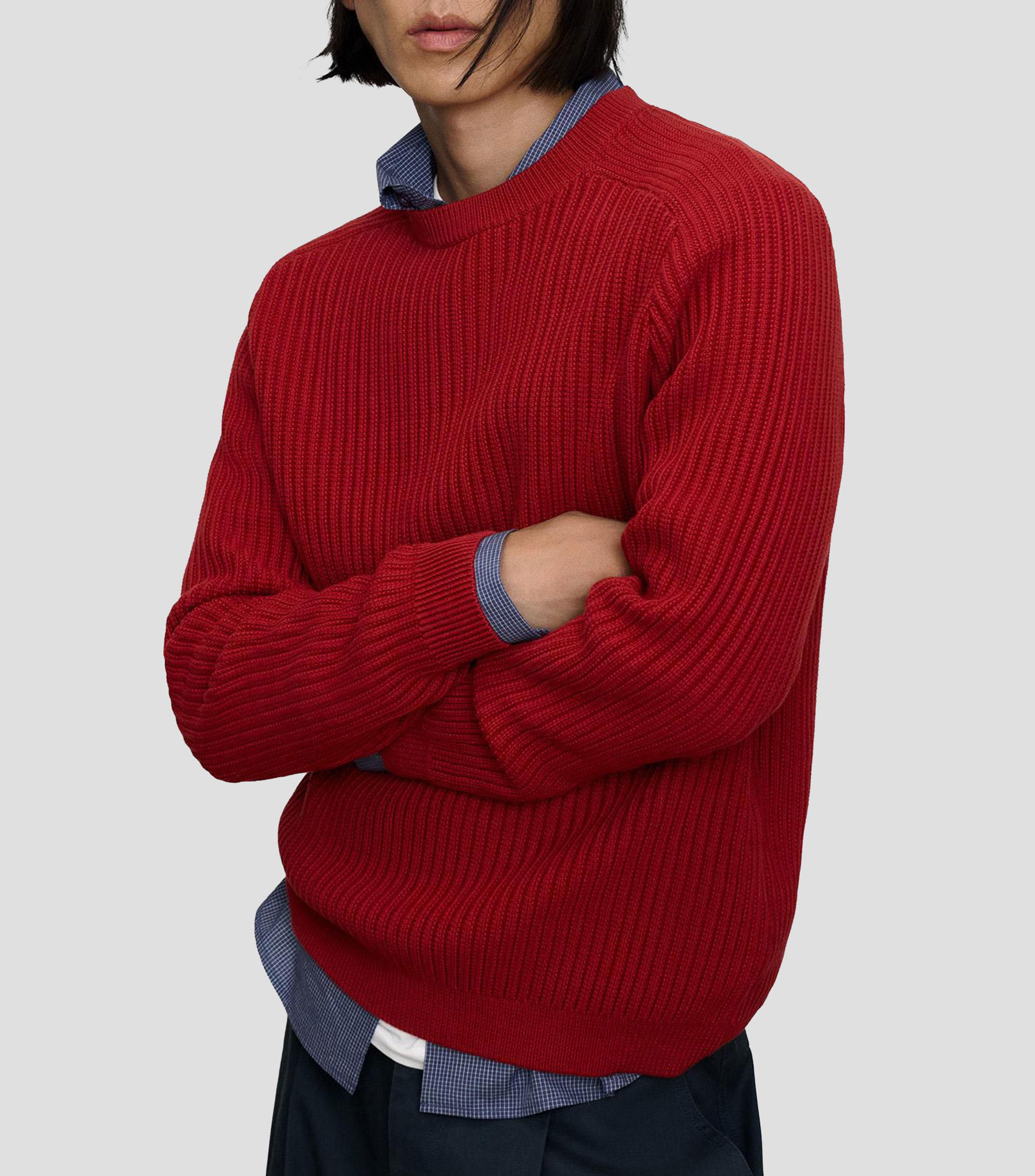 Suéter cuello redondo Hombre
