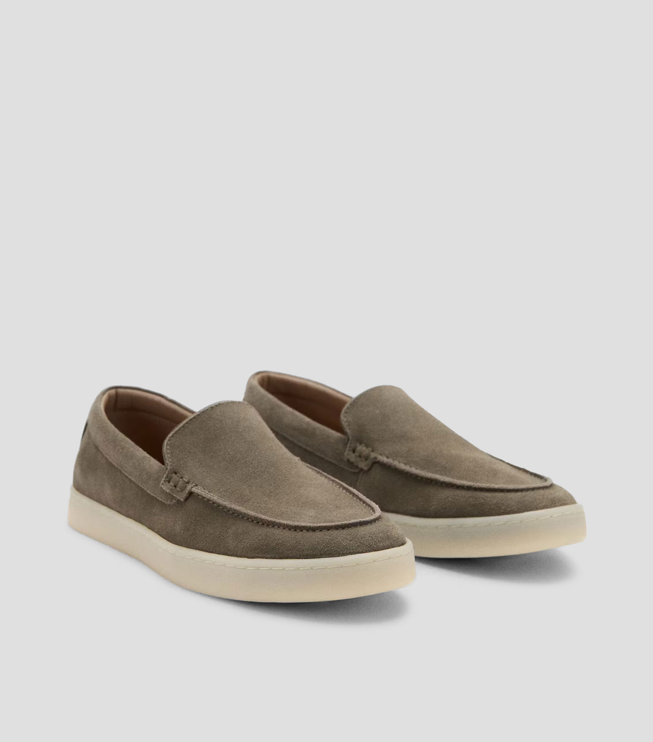 Zapatos casuales slip on en piel Hombre
