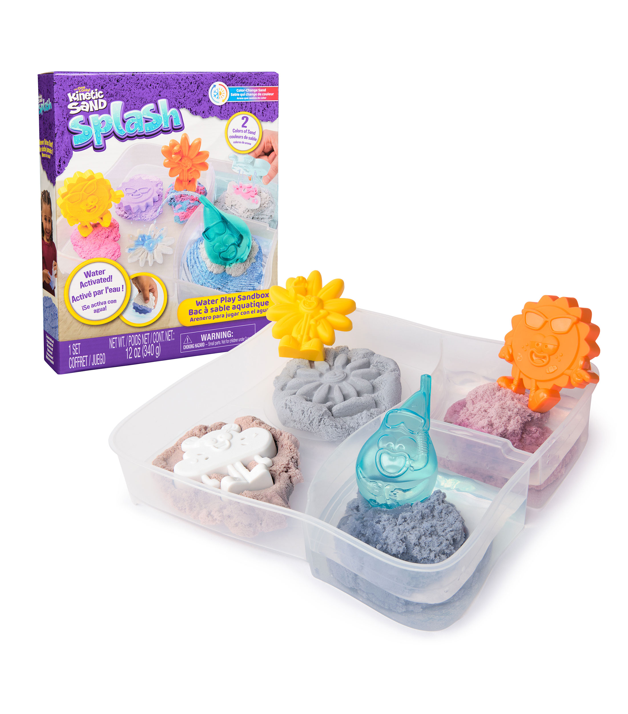 Kinetic Sand Splash Arenero para Jugar con el Agua
