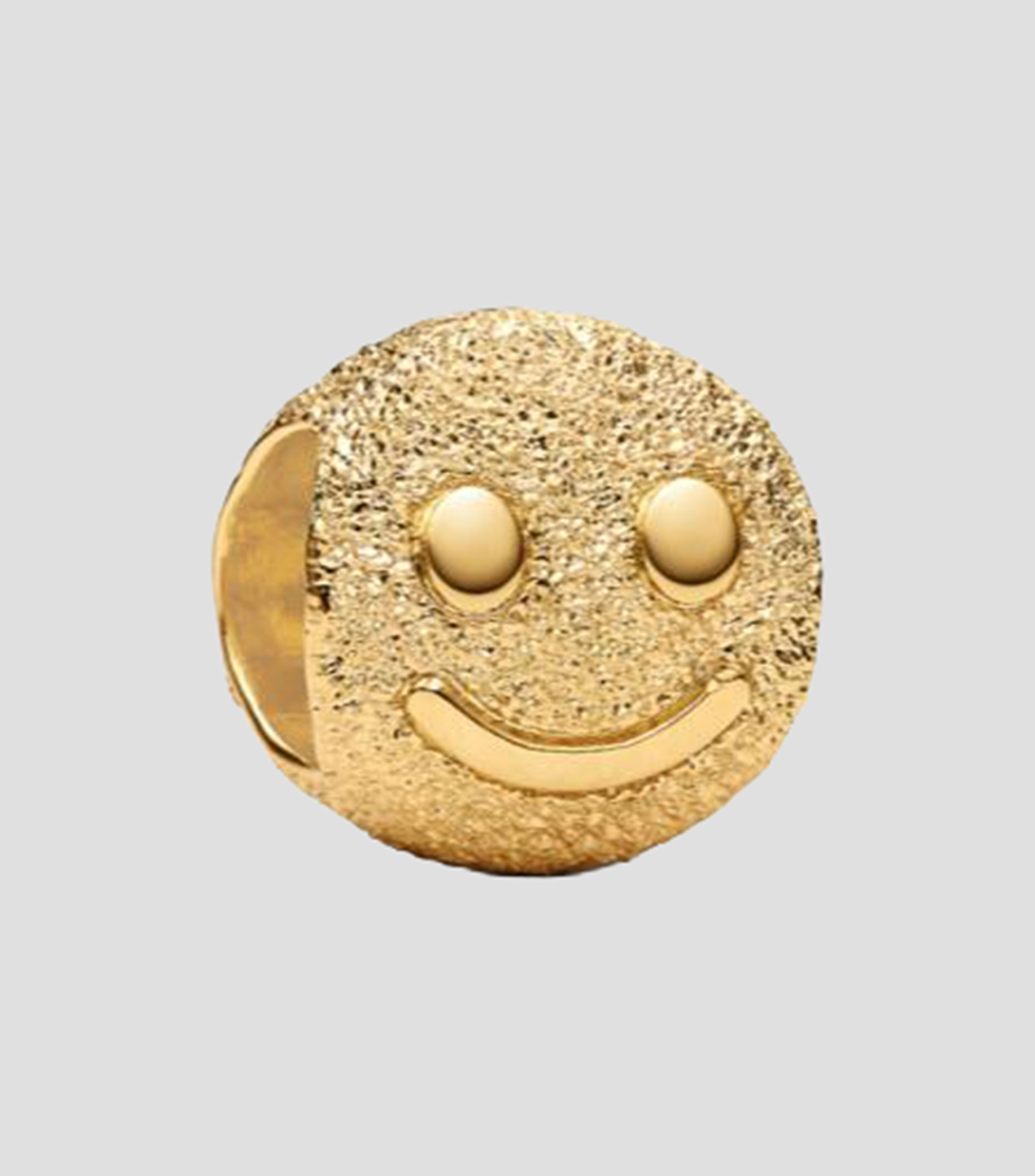 Charm carita feliz en plata Unisex