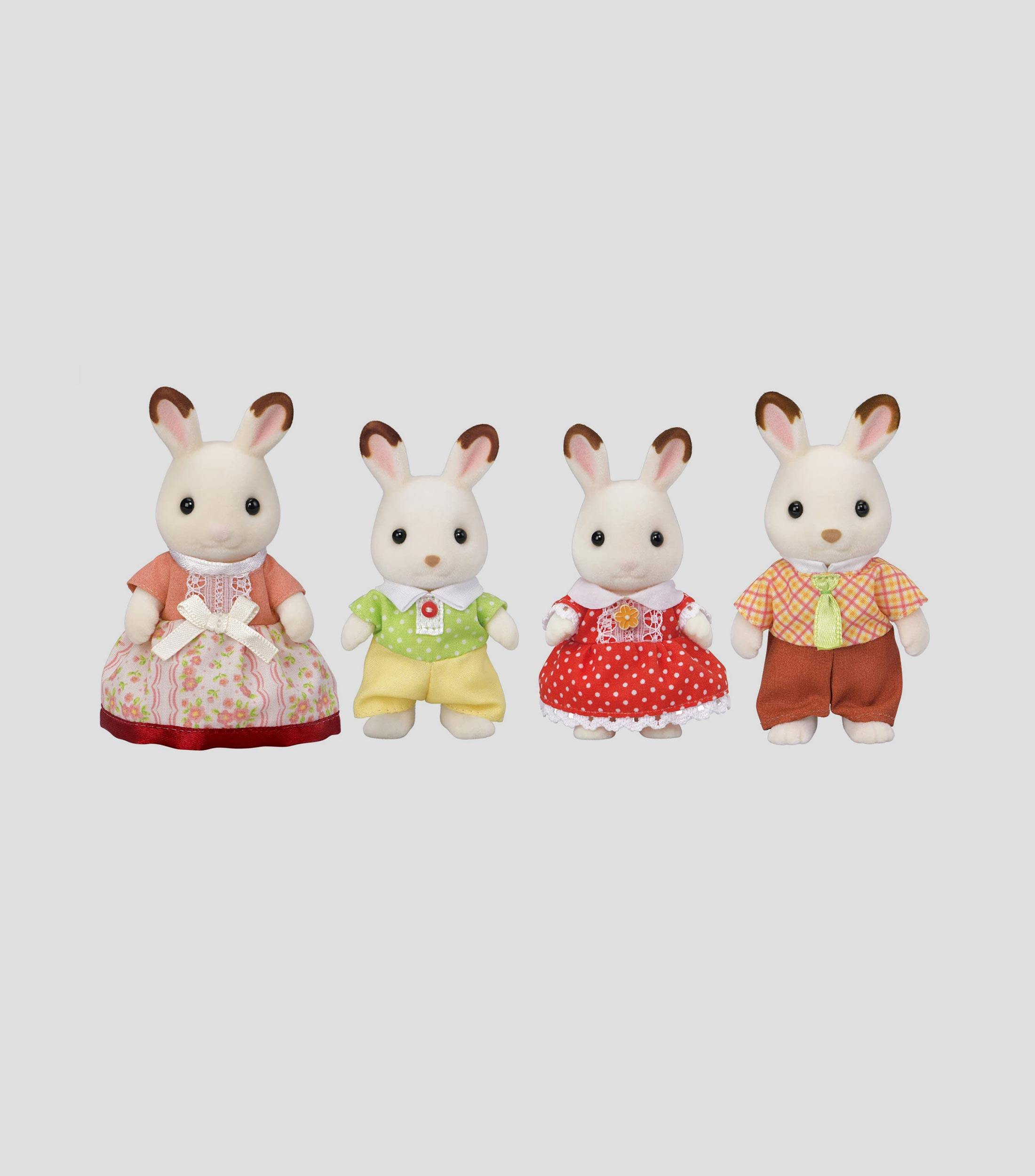 Playsets Chocolate Rabbit Family