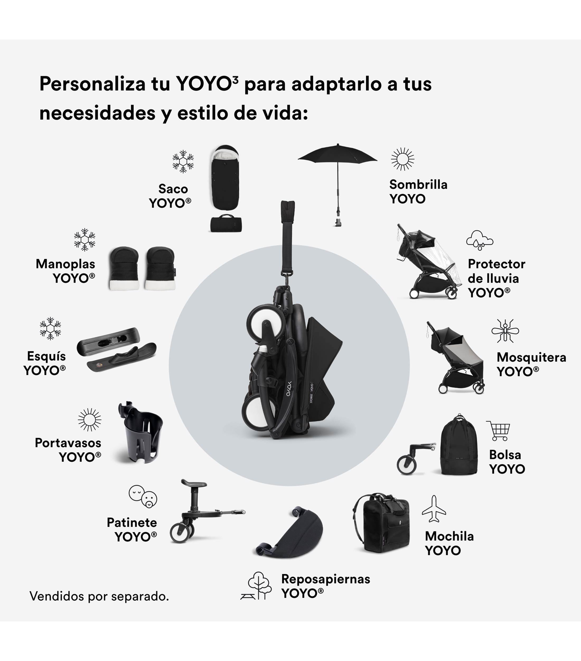 Asiento Yoyo3 para Bebé