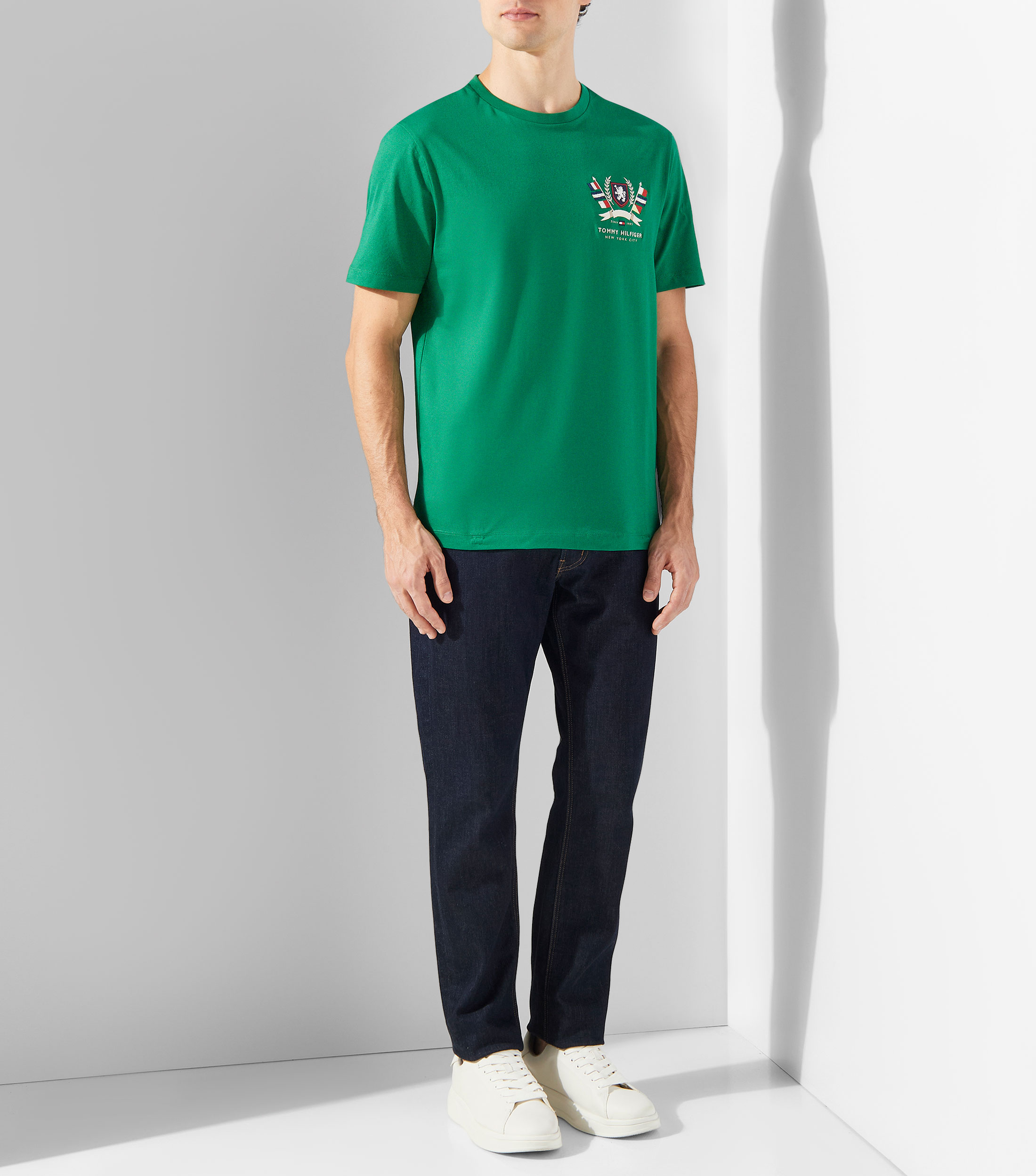 Playera cuello redondo manga corta Hombre