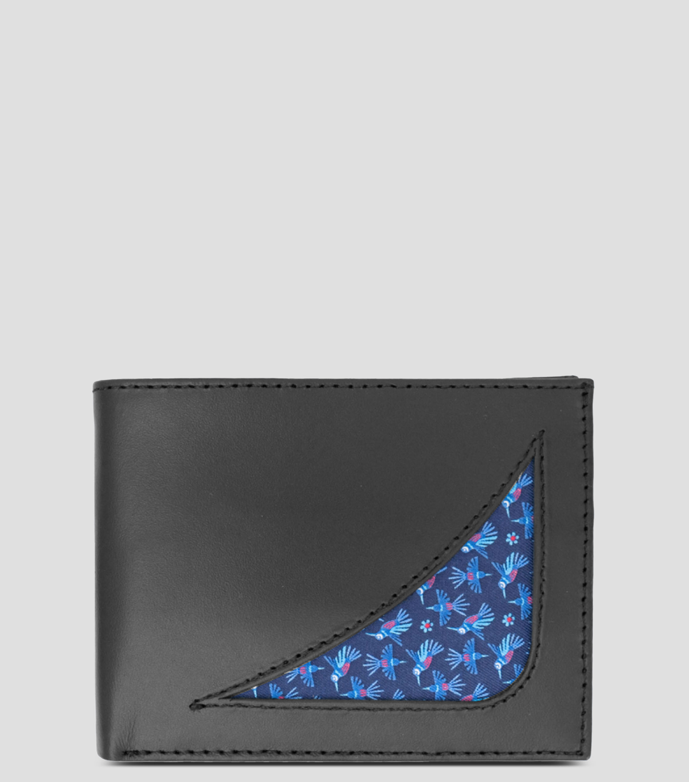 Cartera bifold en piel Mestli Colibrí Hombre