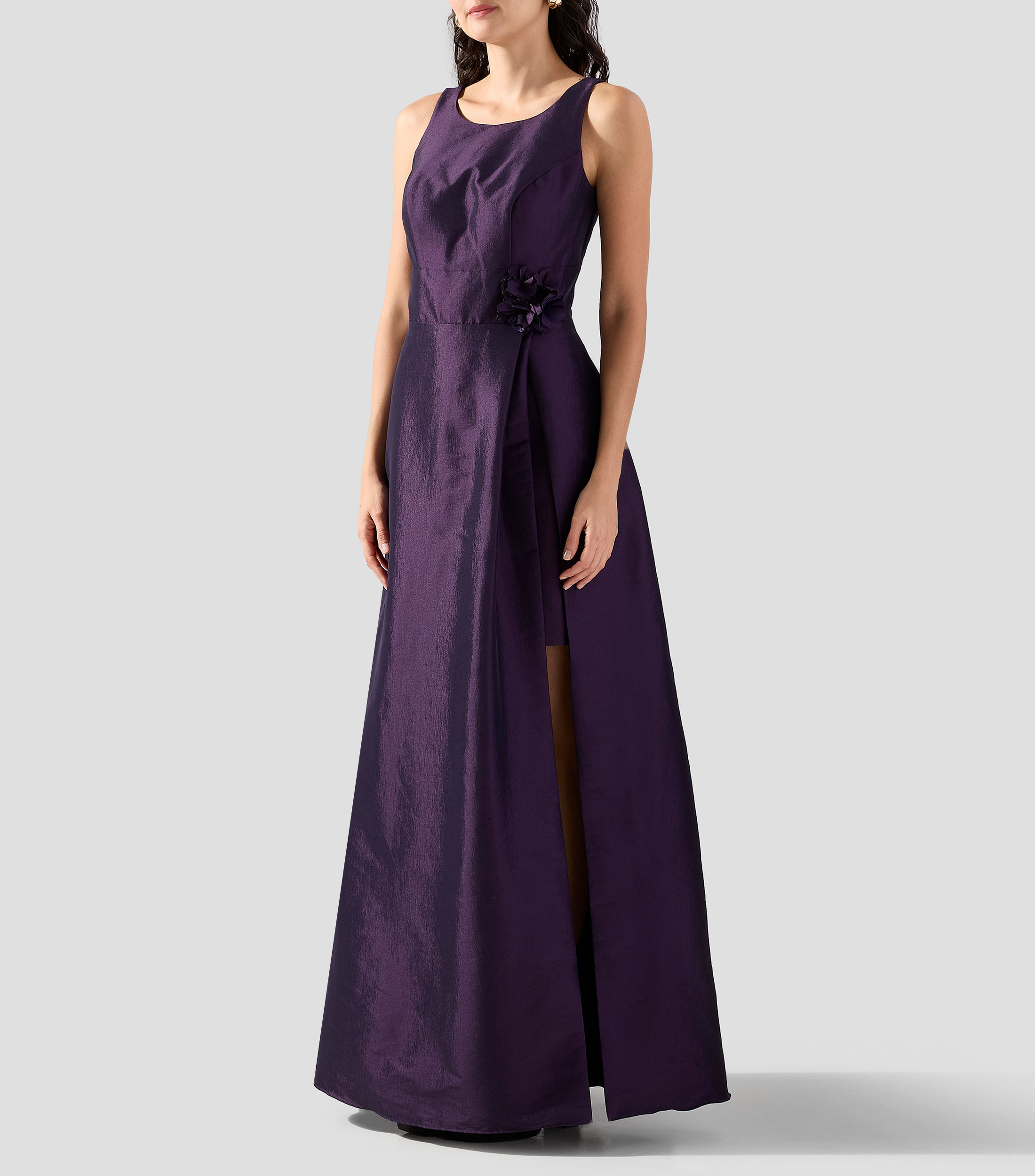 Vestidos Casuales Adolfo Dominguez Vestido Morado Vestido Midi