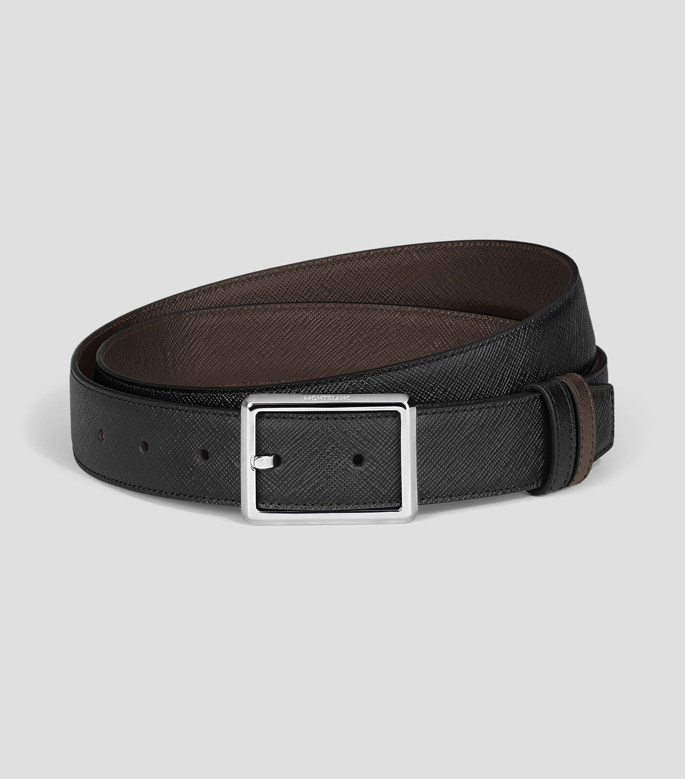 Cinturón reversible de piel 30 mm Unisex