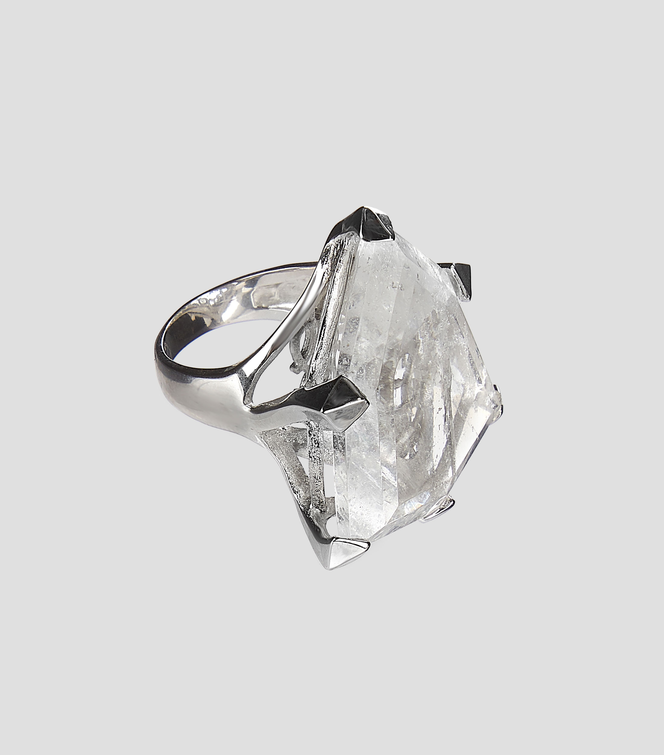 Anillo en plata .925 con cristal Mujer