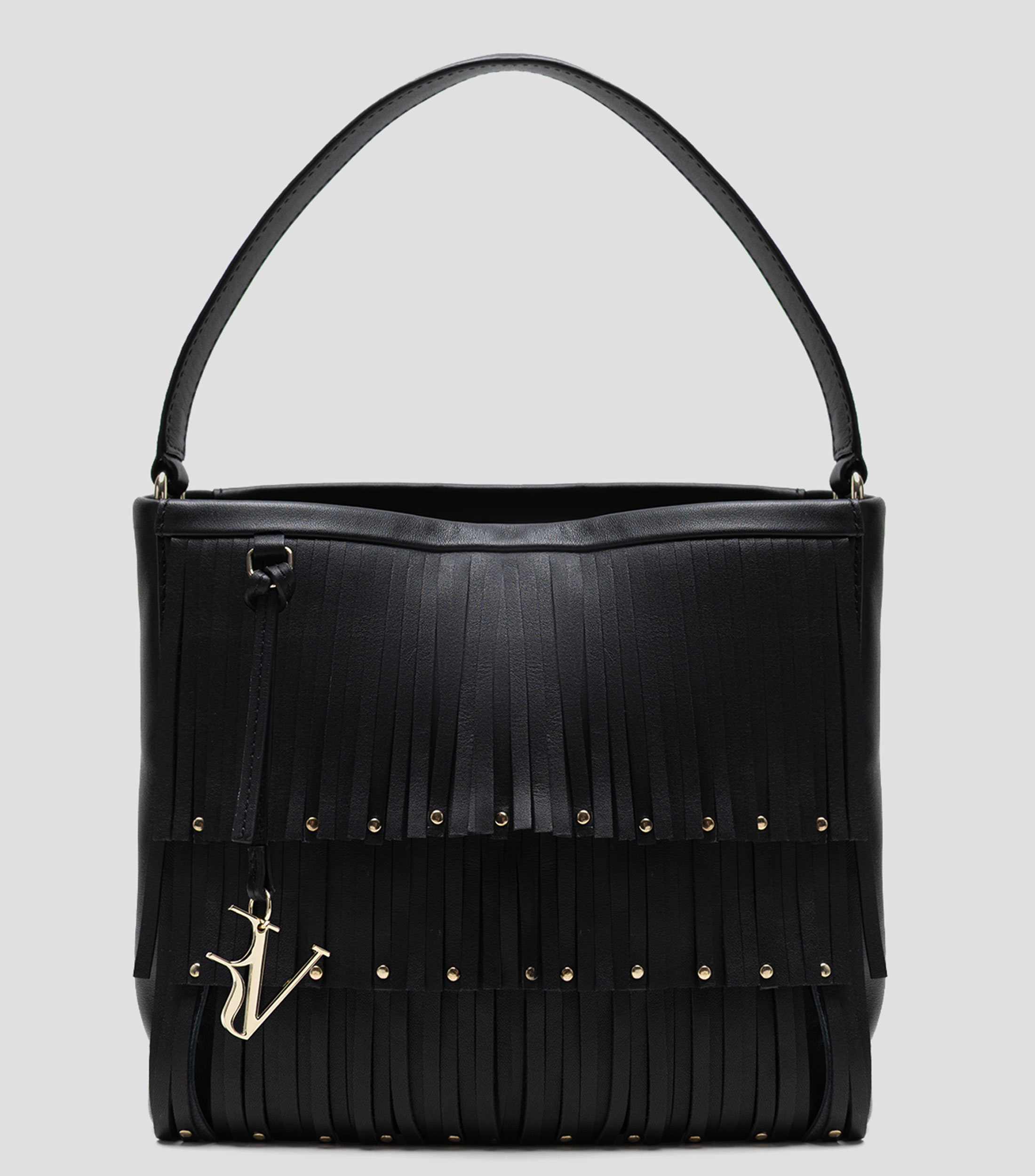 Bolsa Bucket Chloe en piel negra Mujer