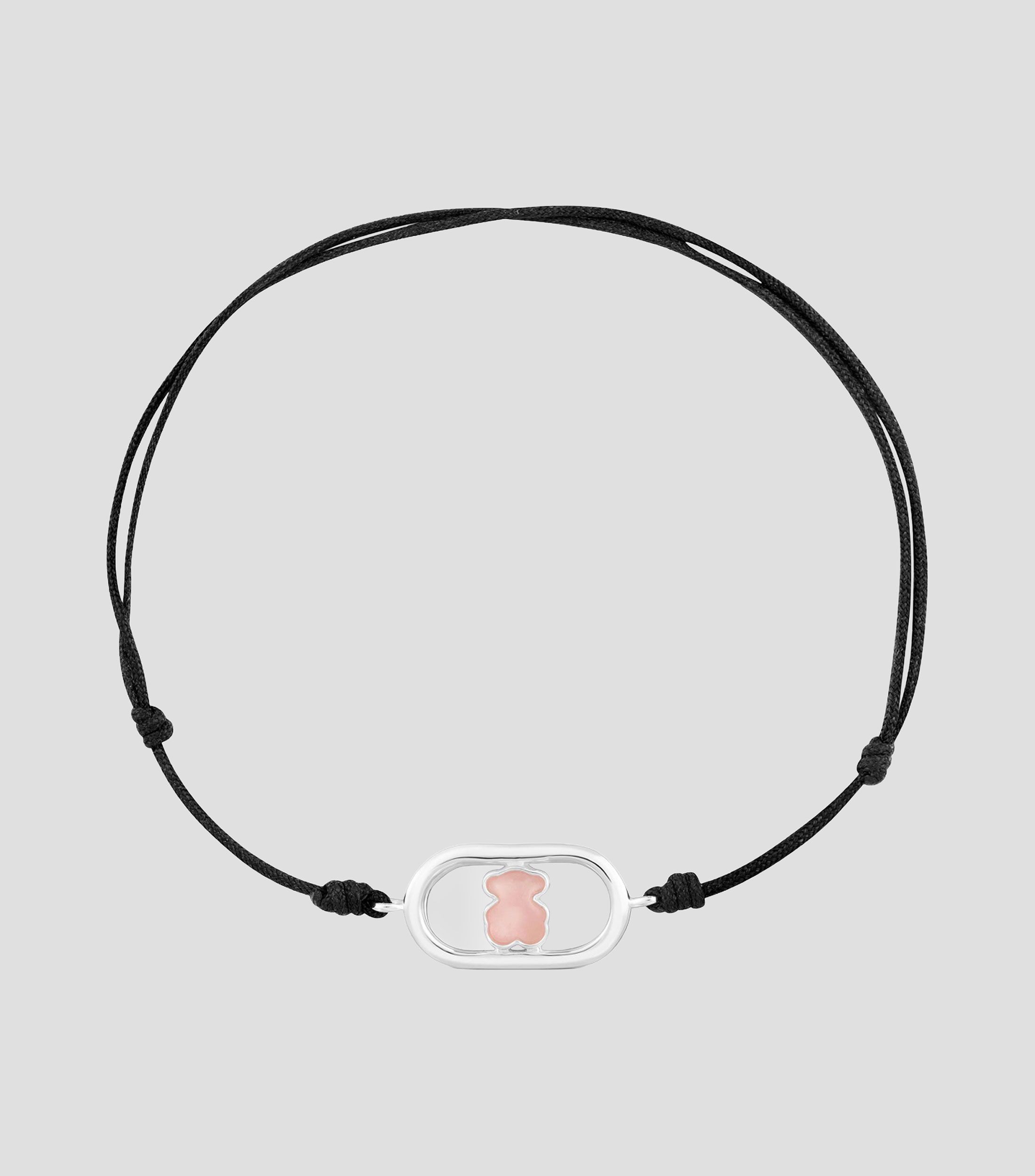 Pulsera negra con cuarzo Camille Mujer