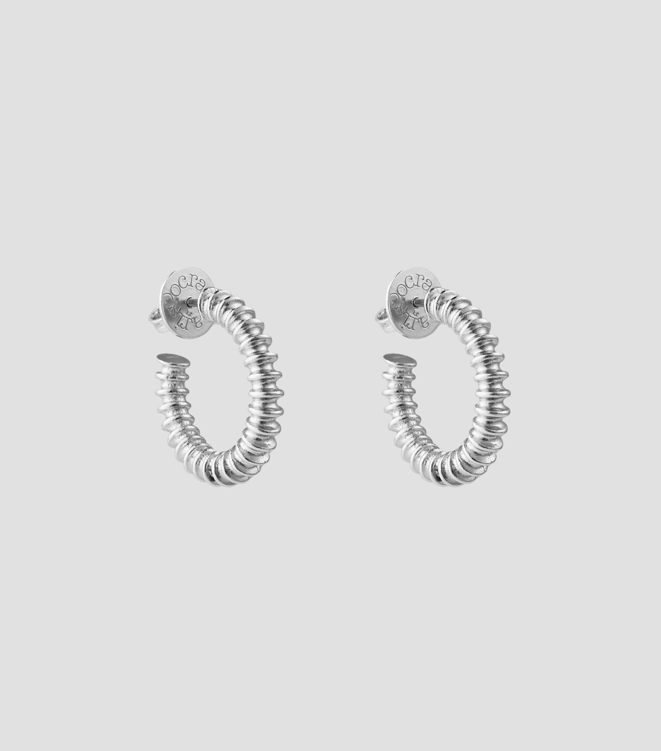 Pendientes Hooped Earrings en plata .925 Mujer