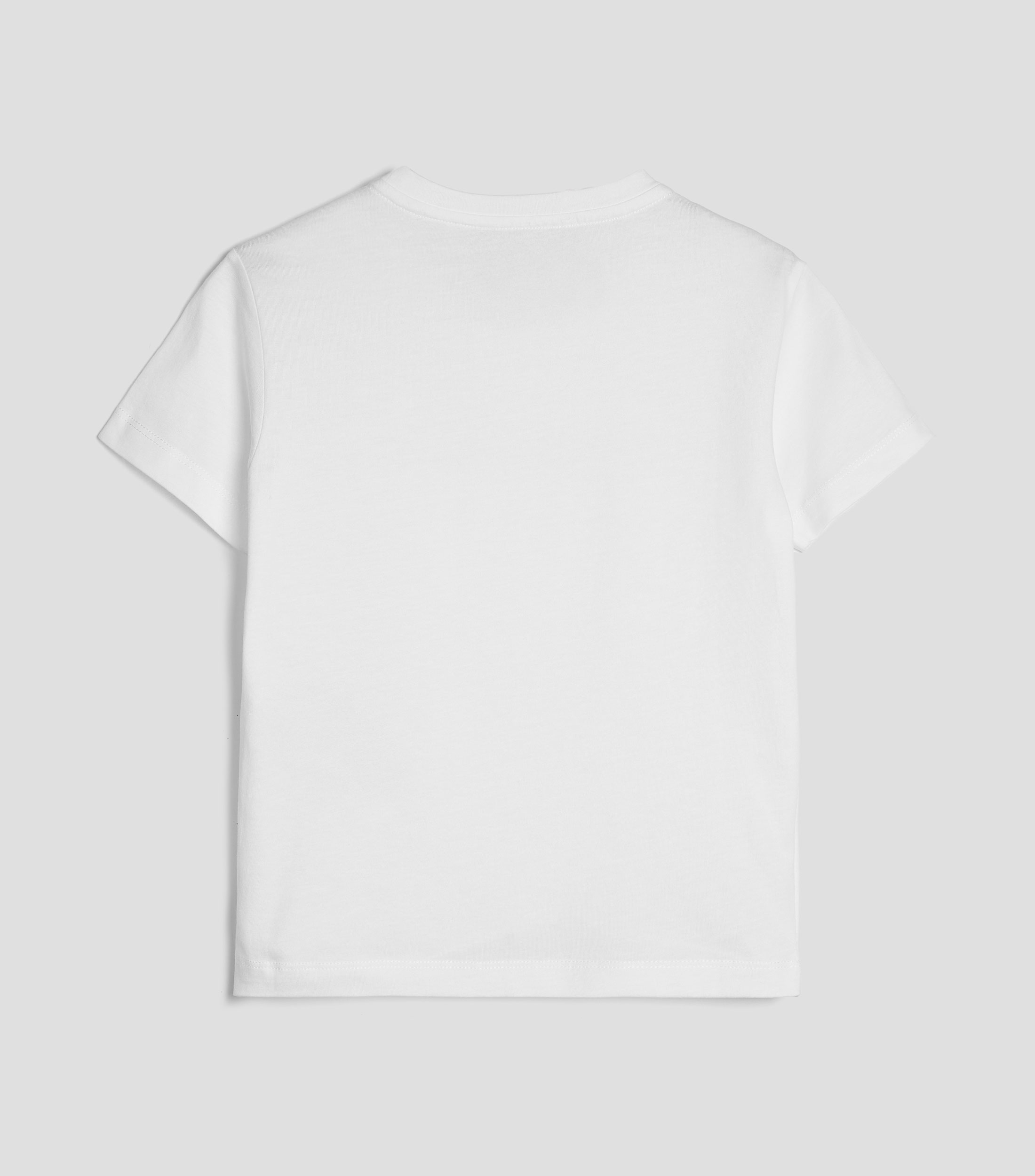 Playera cuello redondo manga corta estampada Niña