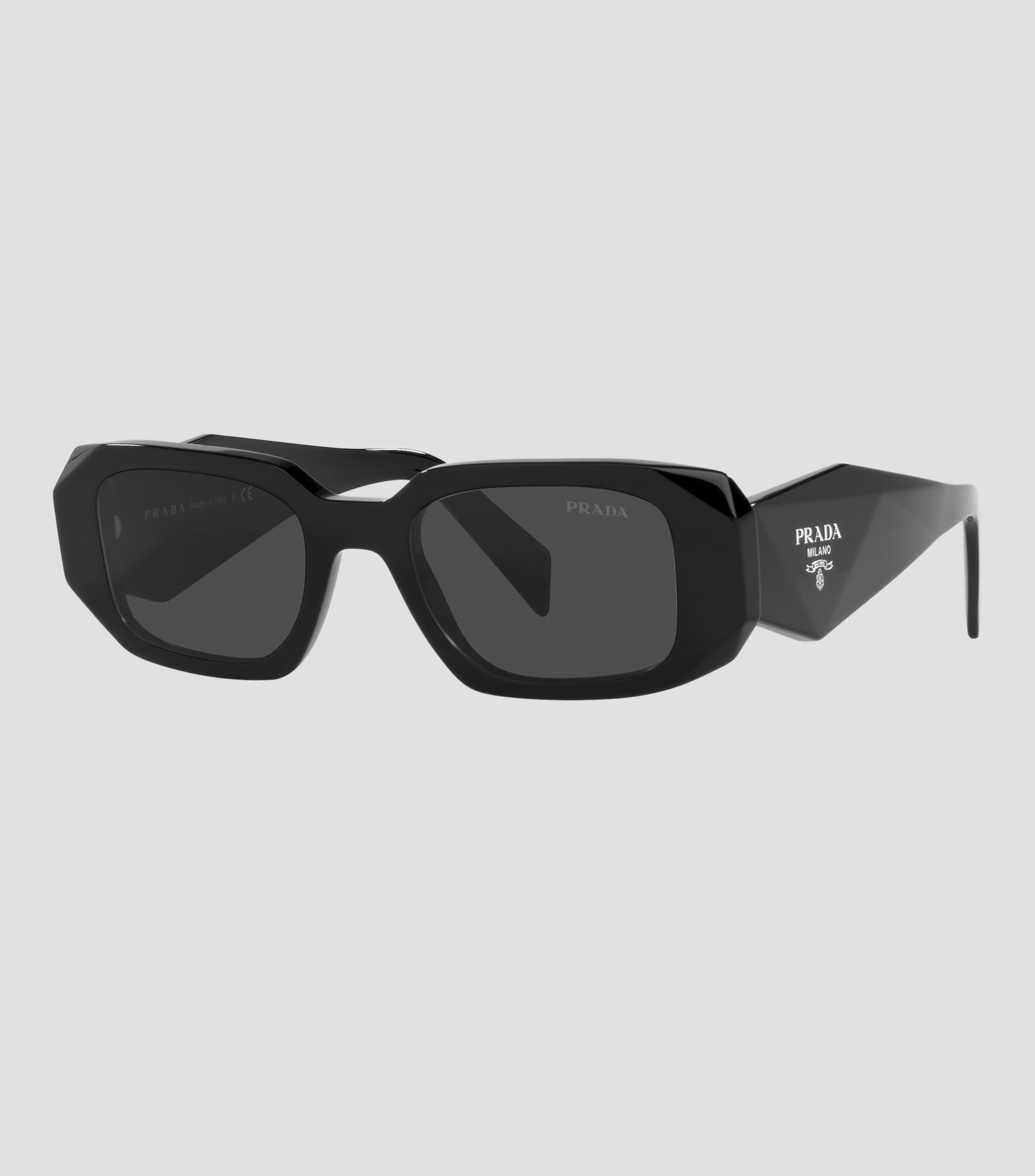 Lentes de Sol rectangulares negros Mujer