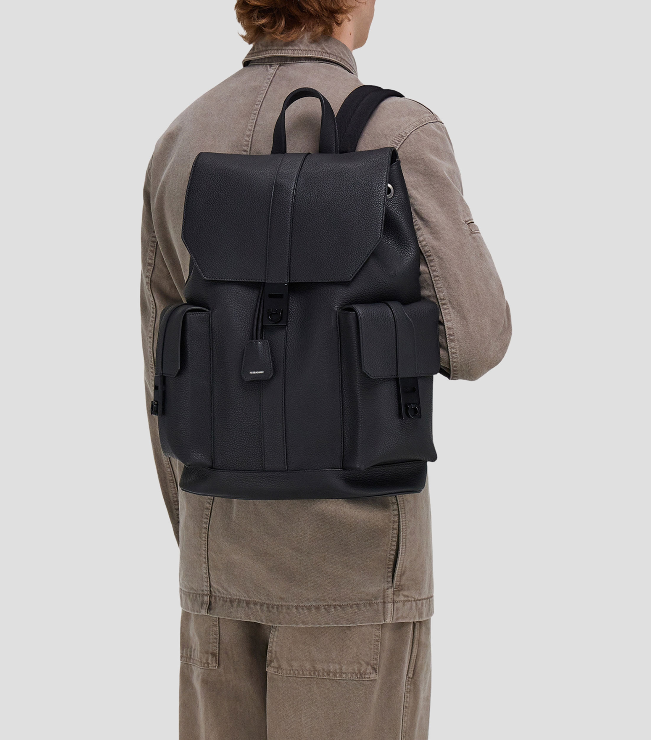 Mochila doble bolsillo Hombre