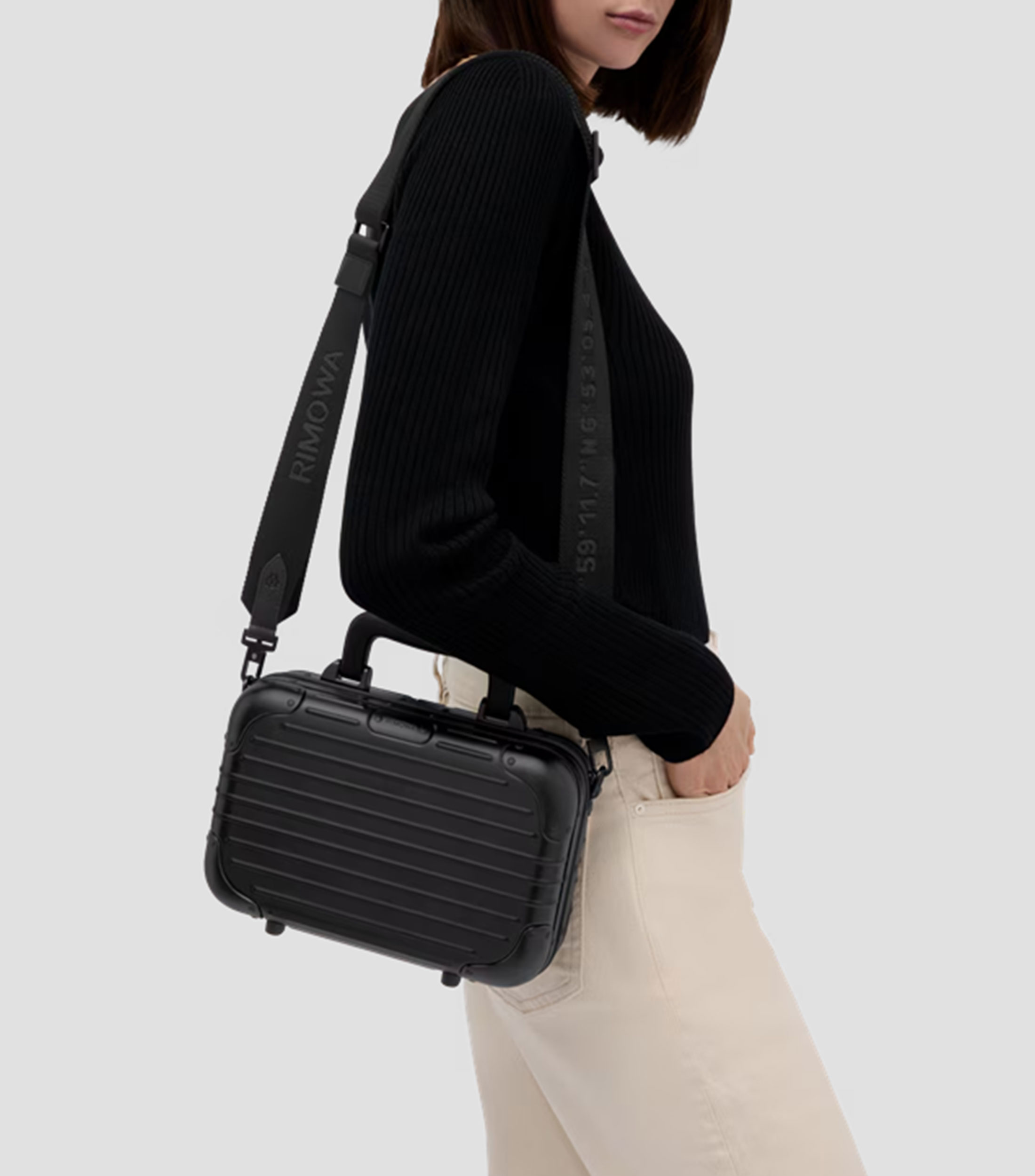 Bolsa Crossbody 19 con líneas Unisex