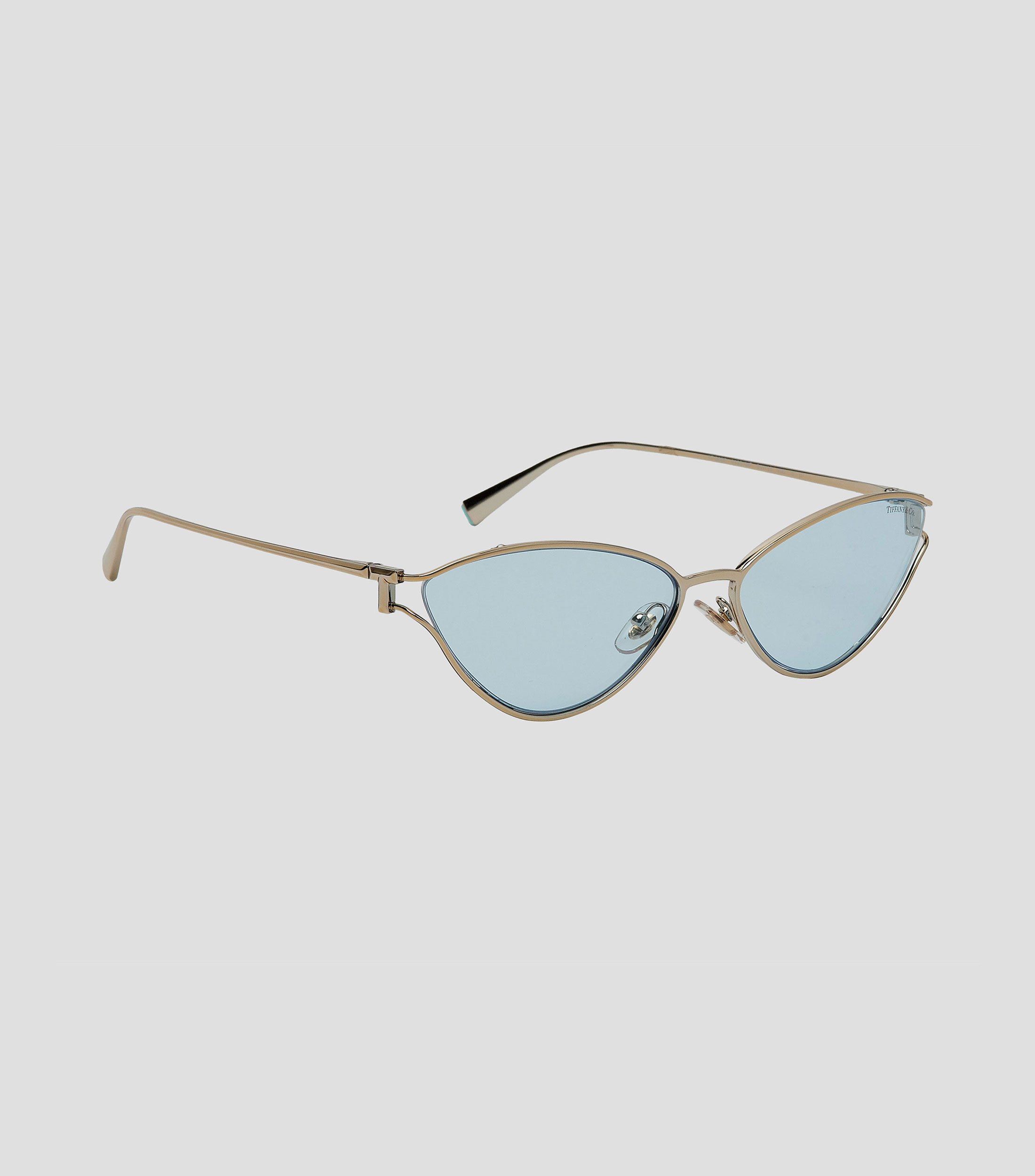 Lentes de sol ojo de gato dorados Mujer
