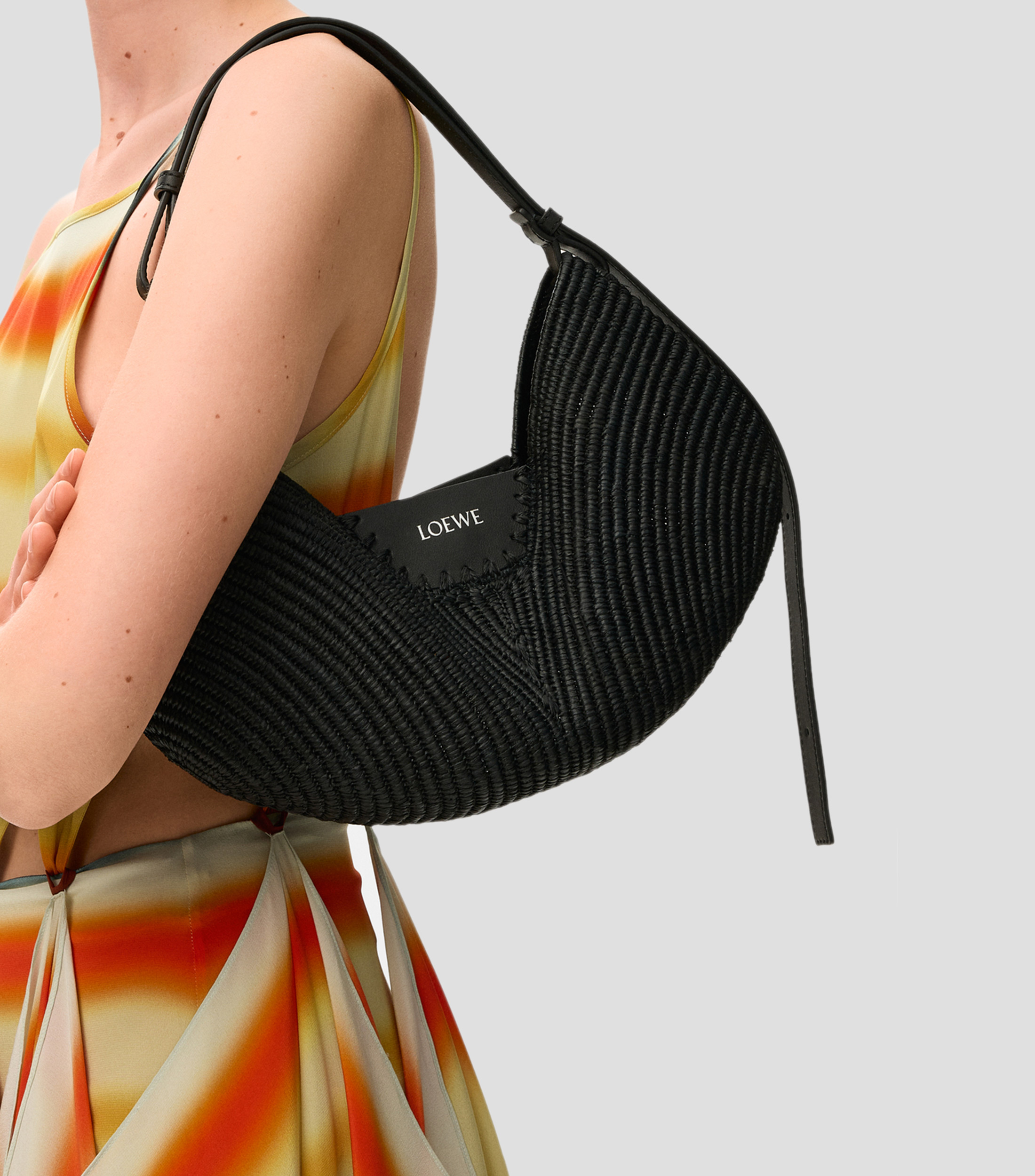 Bolsa clutch lisa con textura Swing Melange Mujer