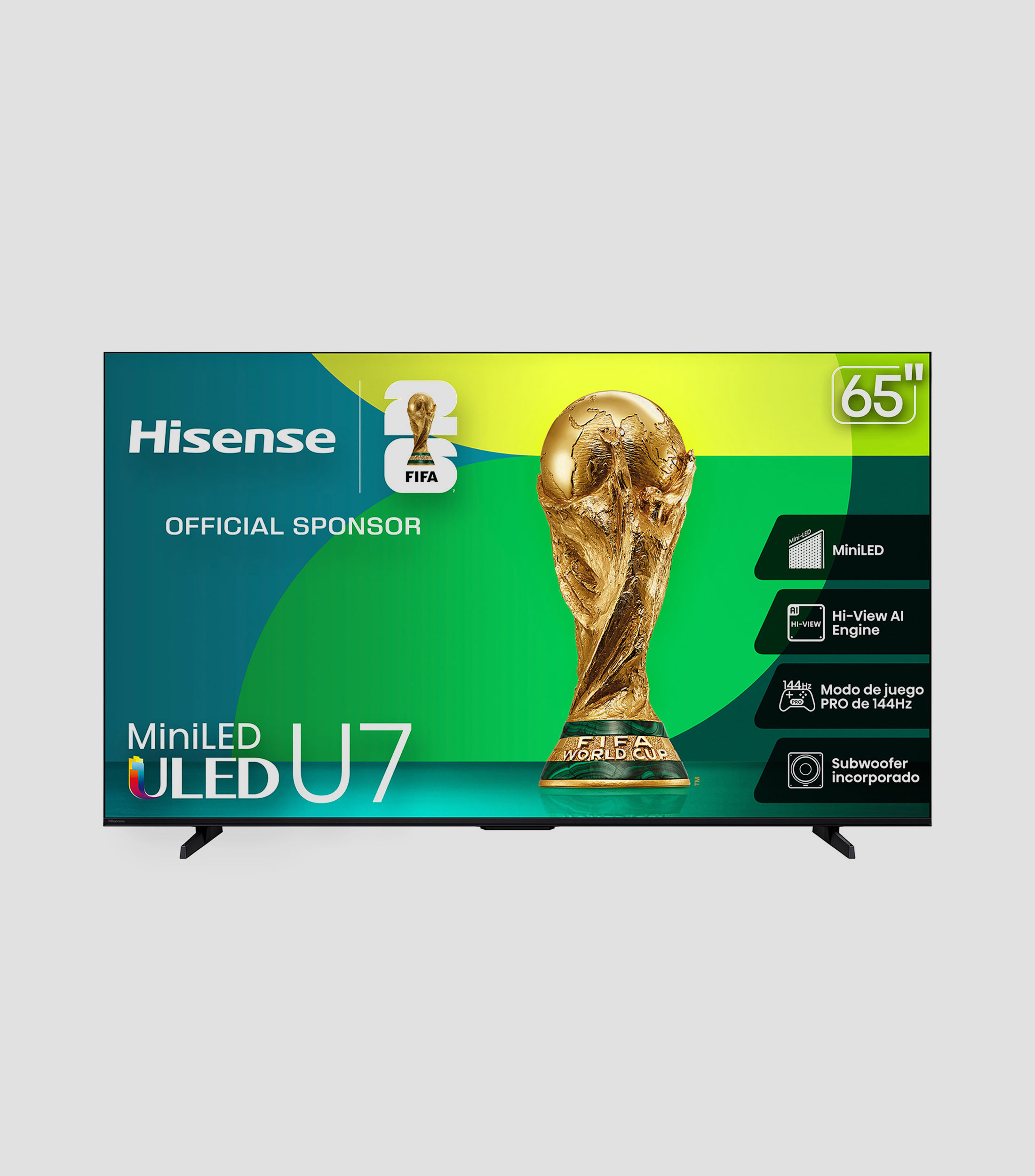 Pantalla 65 pulgadas plana Mini-LED 4K 65U7QG