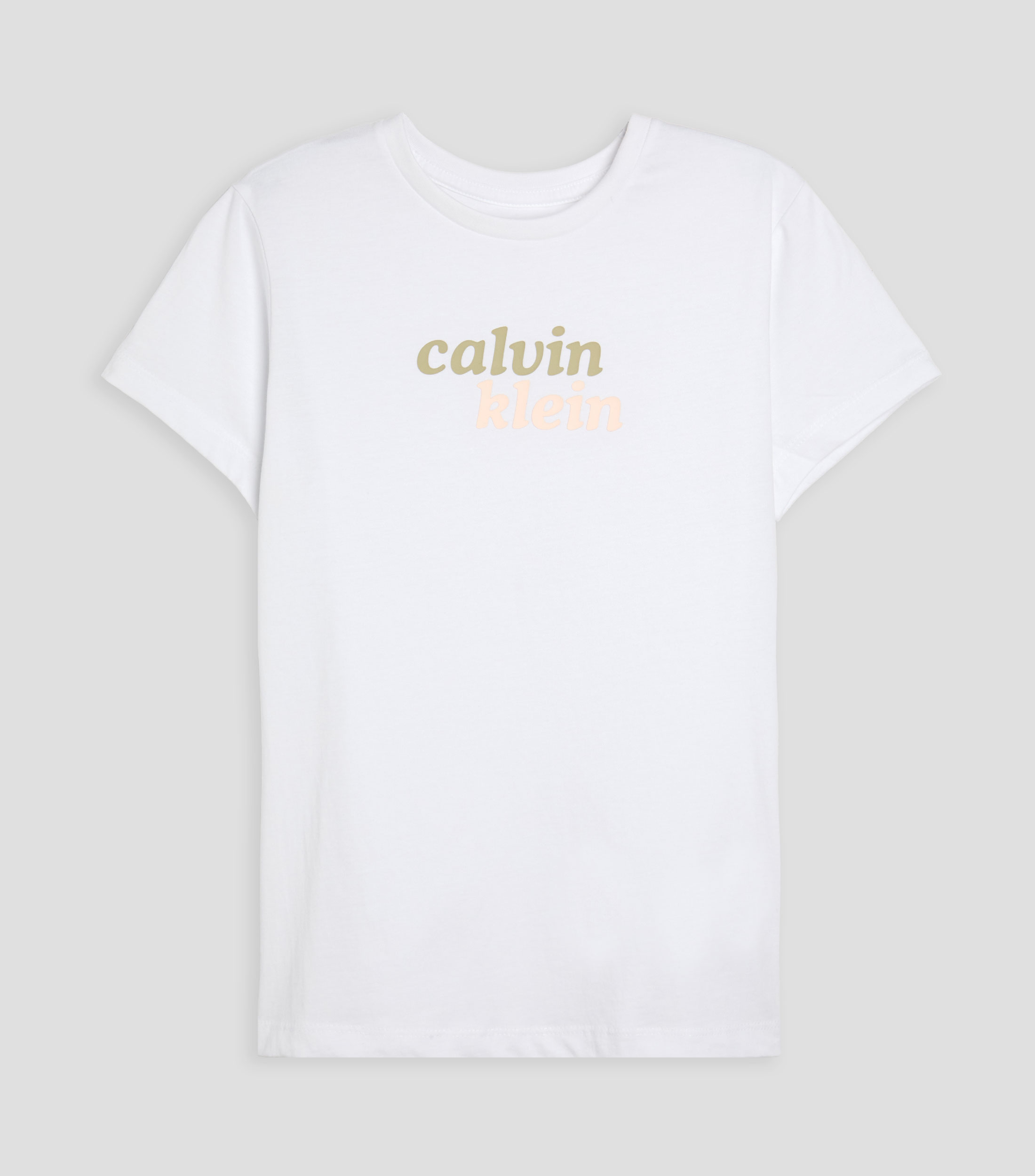 Playera cuello redondo manga corta lisa Niña