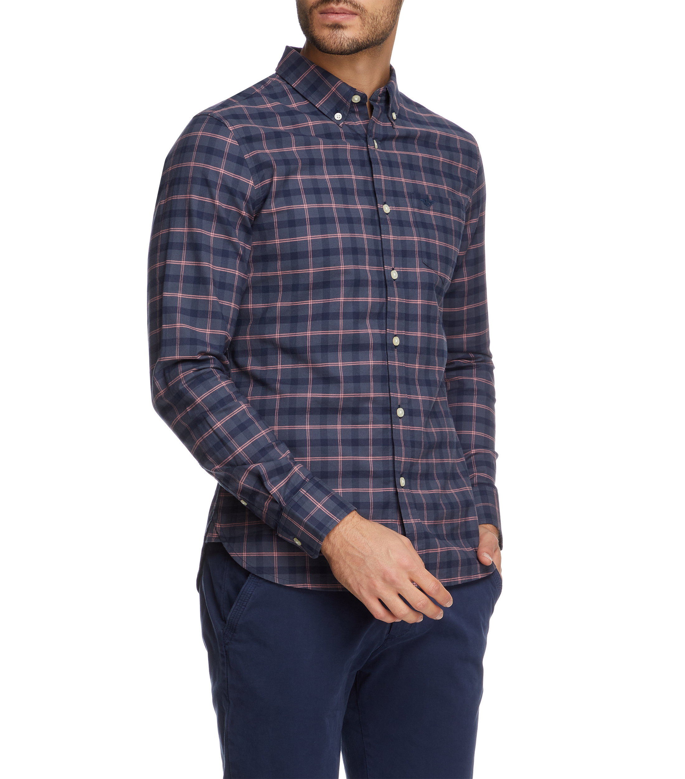 Dockers Camisa con cuadros manga larga Hombre El Palacio de Hierro