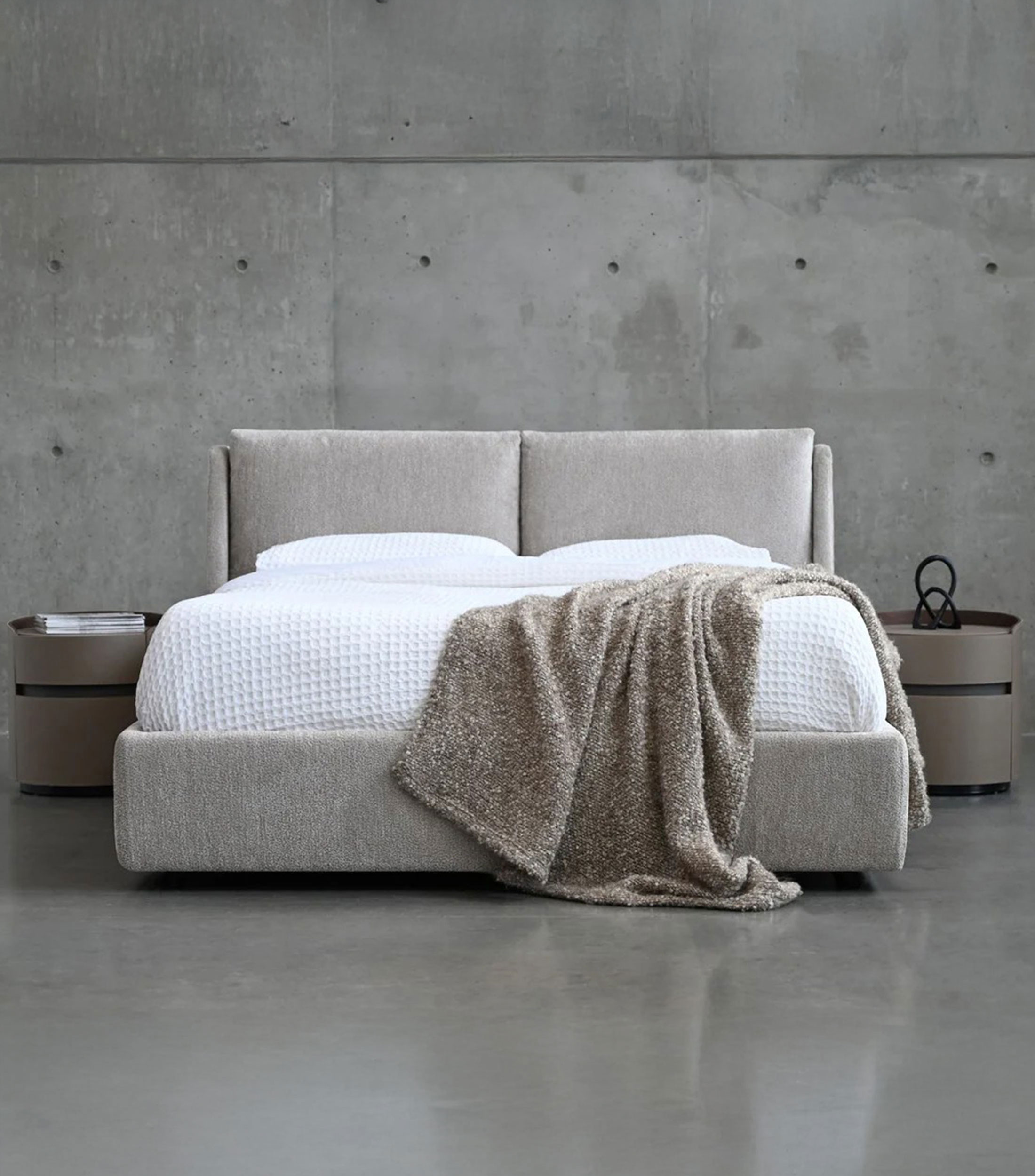 Cama Continental King Size con almacenaje