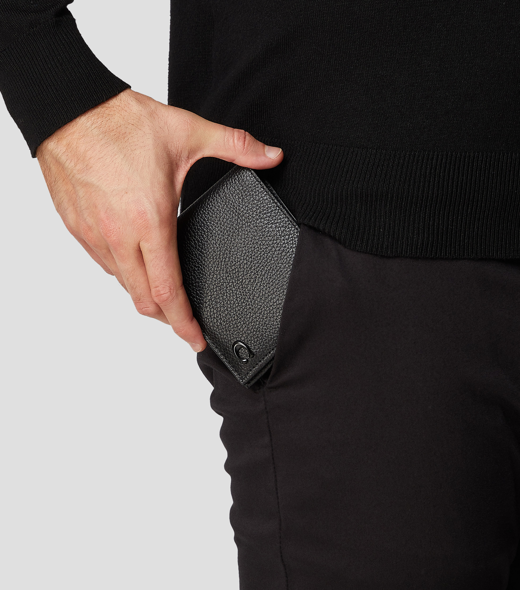 Cartera bifold en piel Hombre