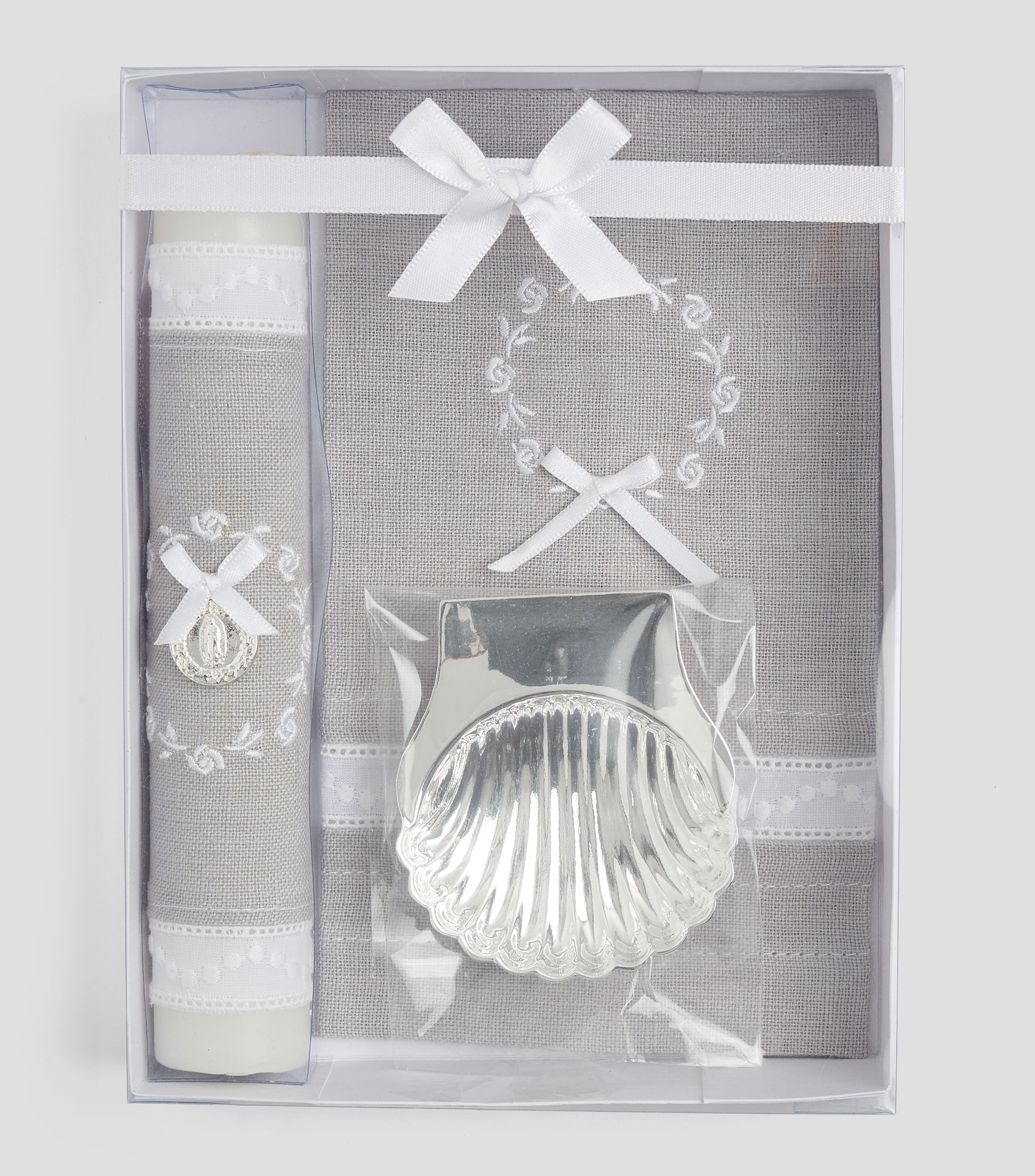 Kit para Bautizo, gris