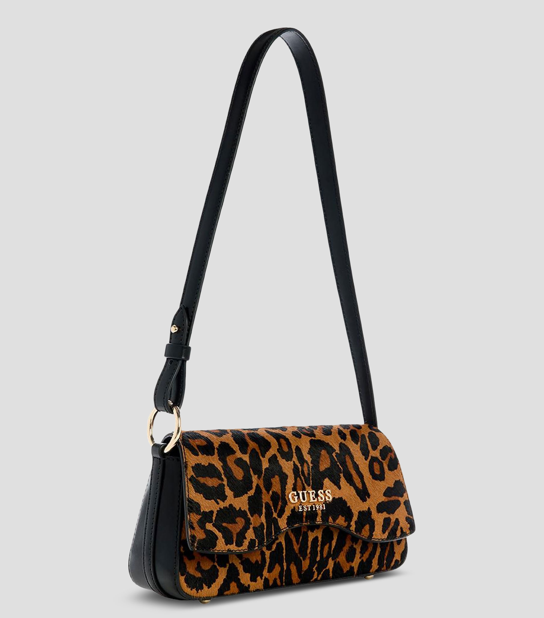 Bolsa shoulder multicolor Domitilla con animalprint Mujer