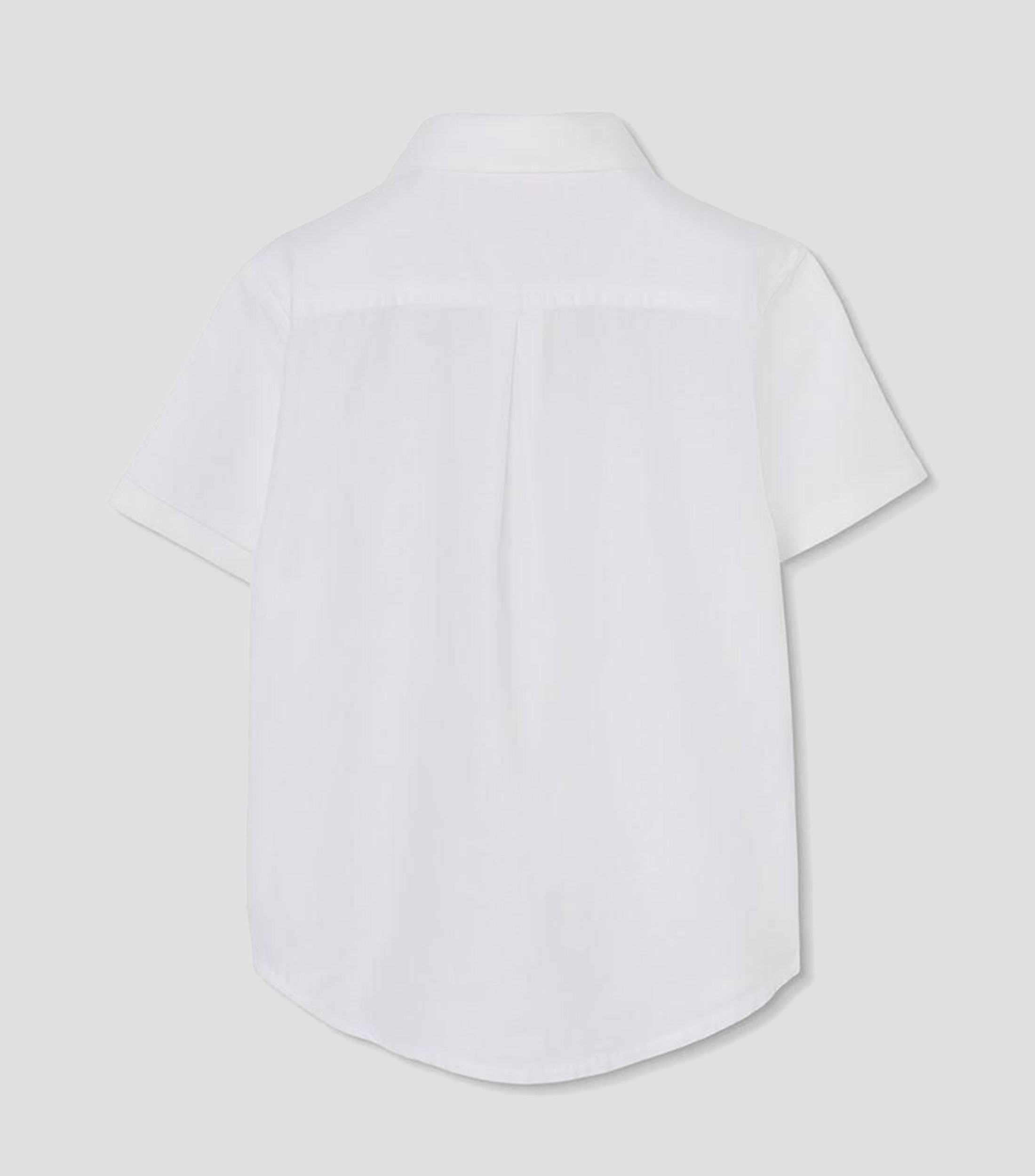Camisa lisa manga corta Niño