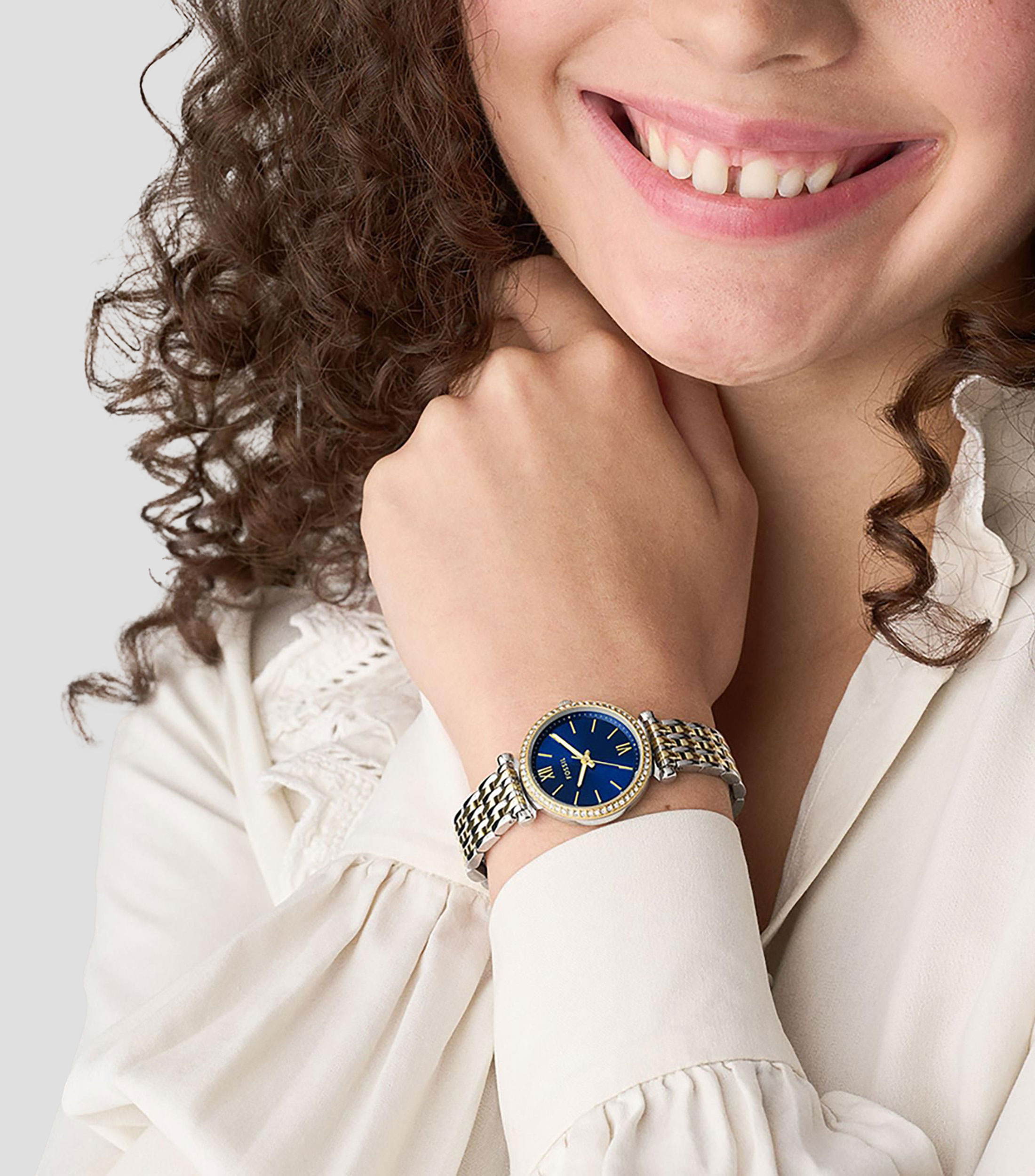 Reloj para mujer Carlie casual plateado