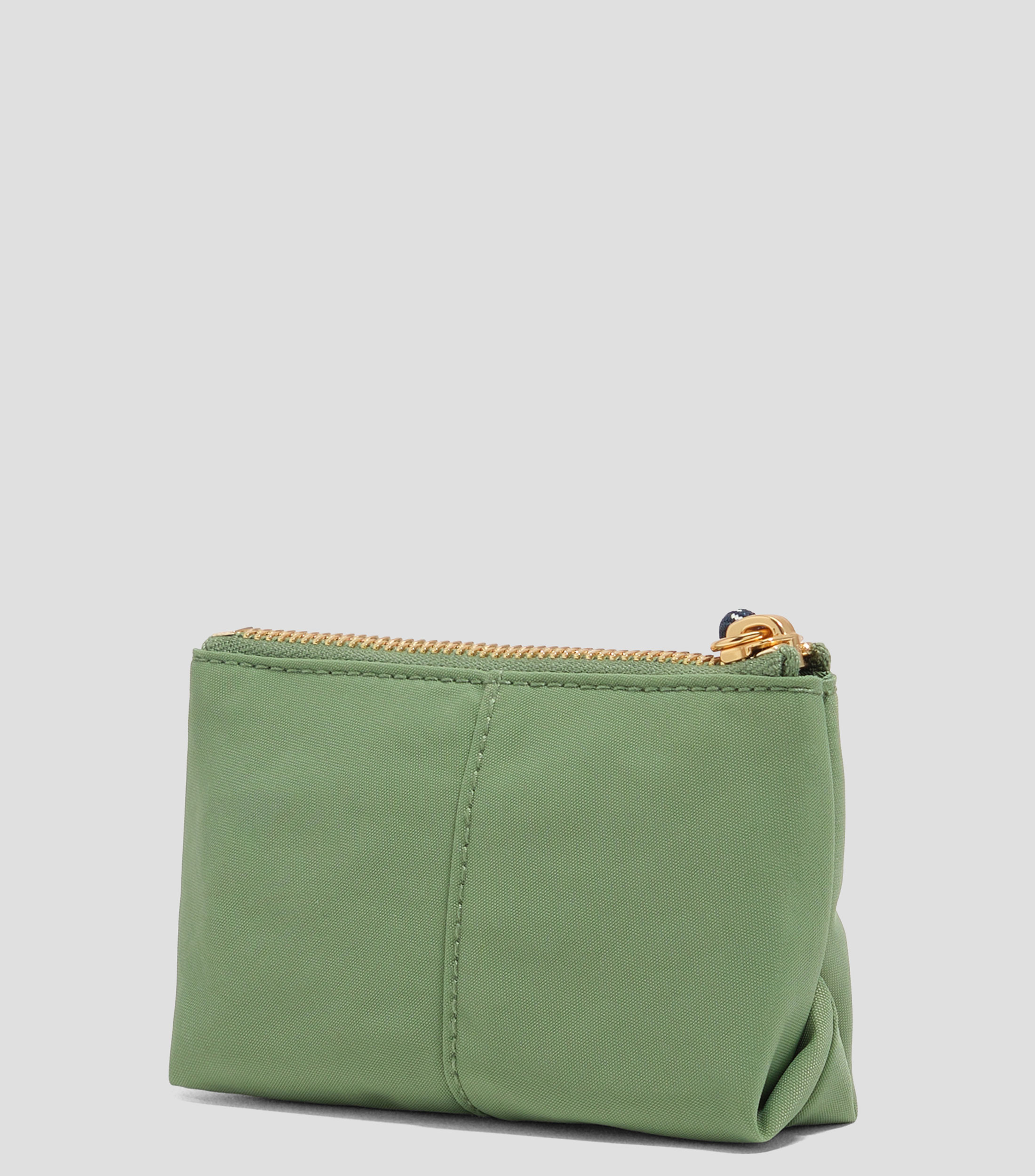 Monedero nylon verde Mujer