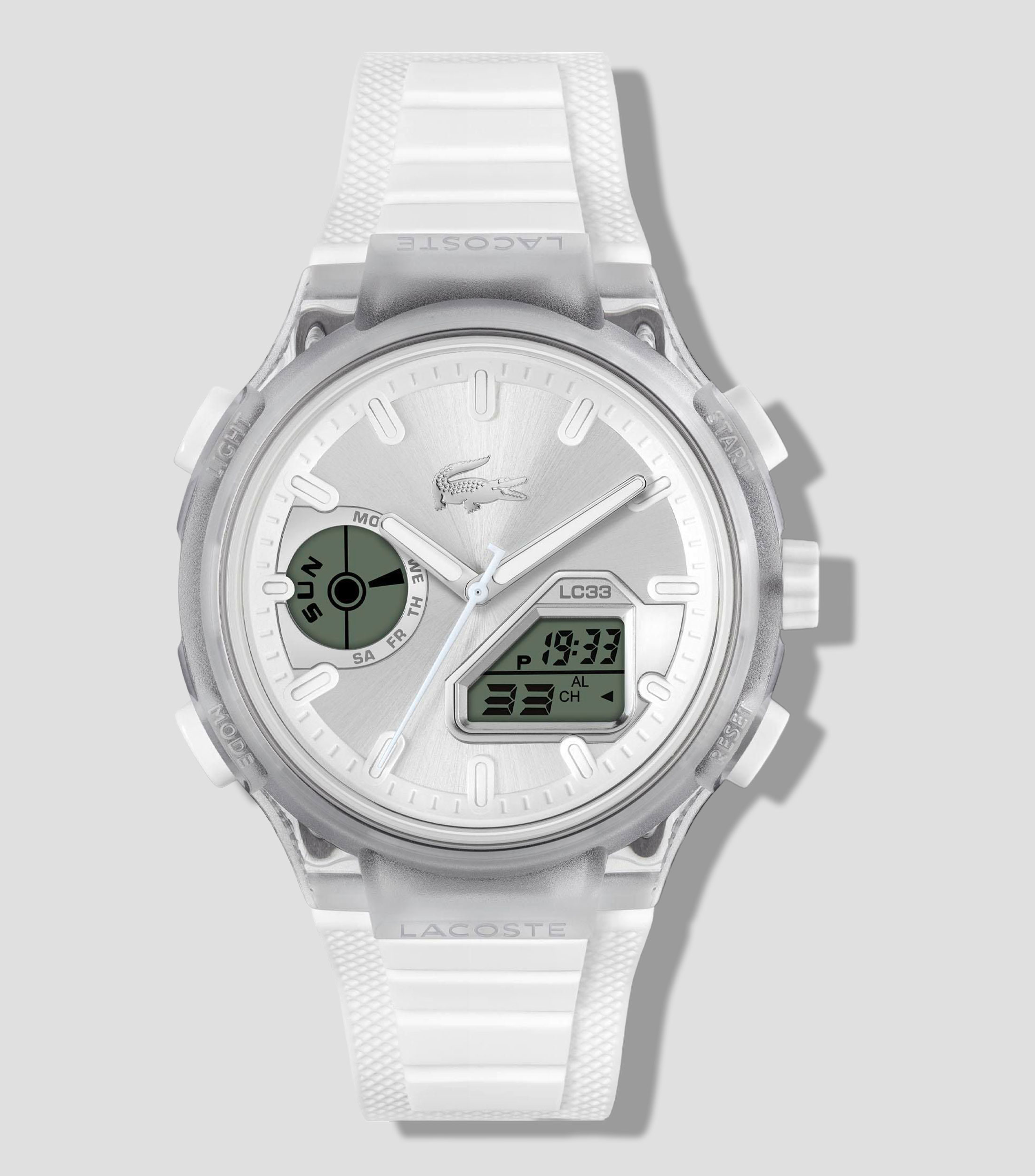 Reloj para Hombre LC33 Deportivo Plateado