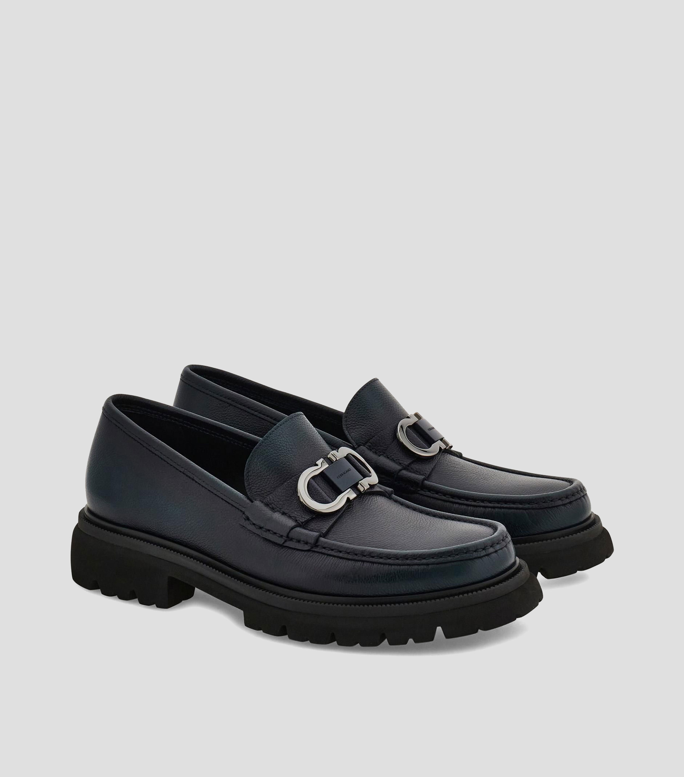Mocasines en piel Hombre