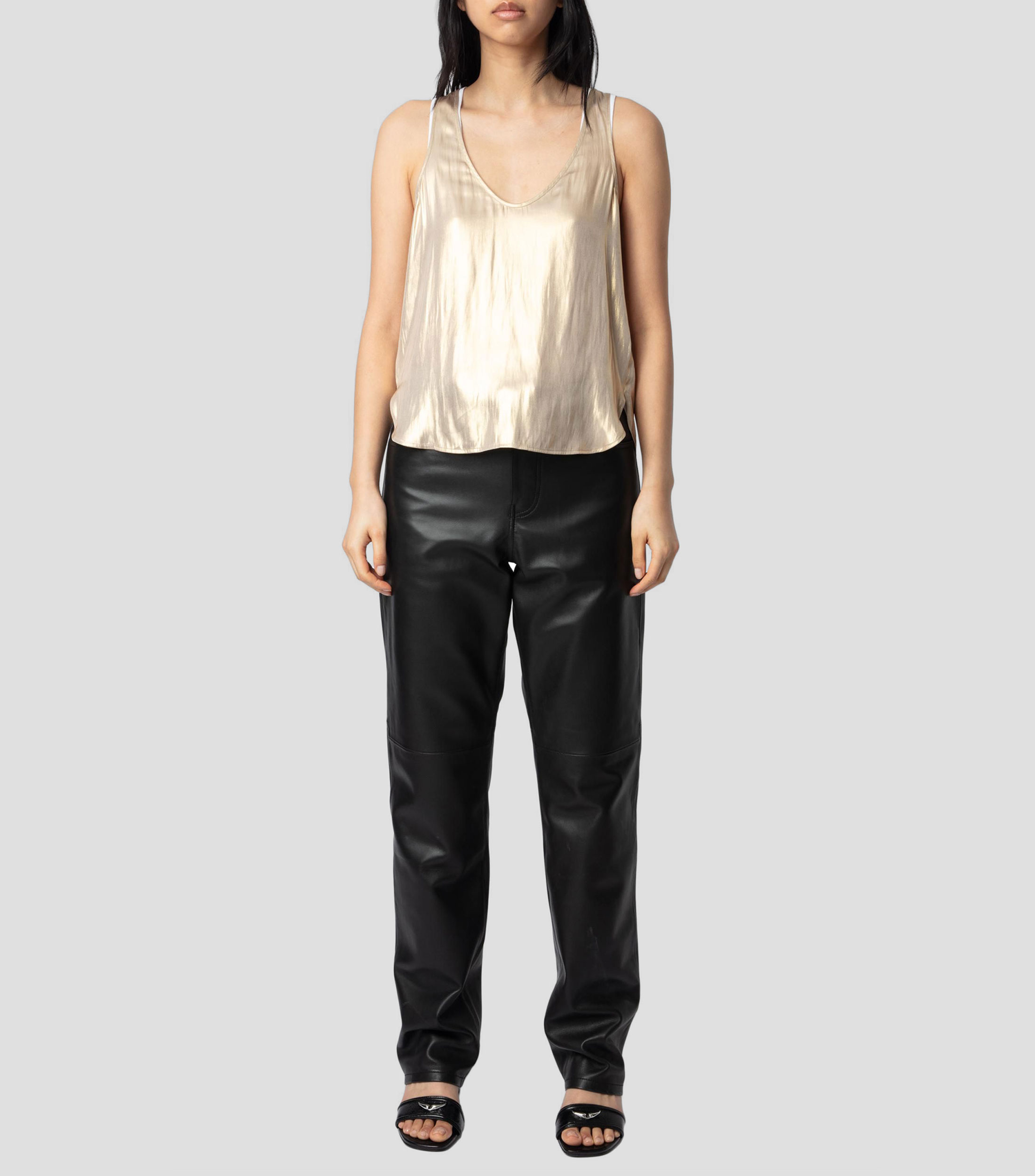 Blusa sin mangas Mujer