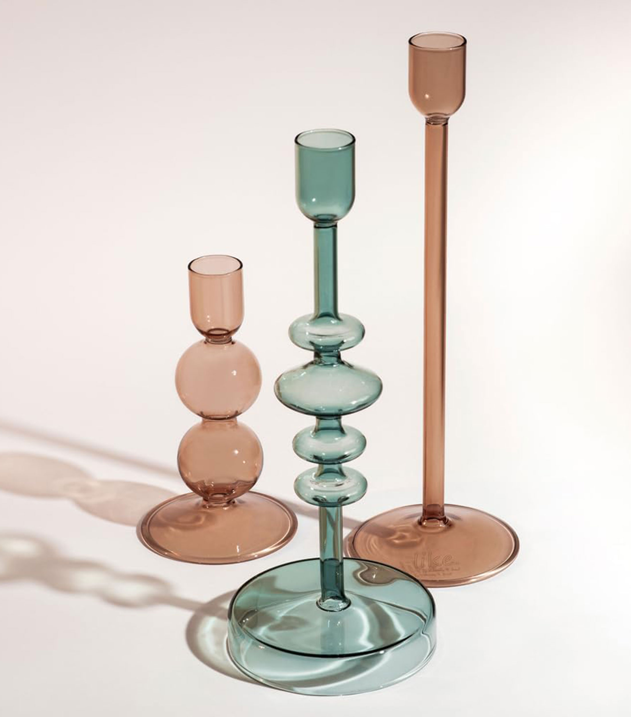 Portavela Like Home en cristal