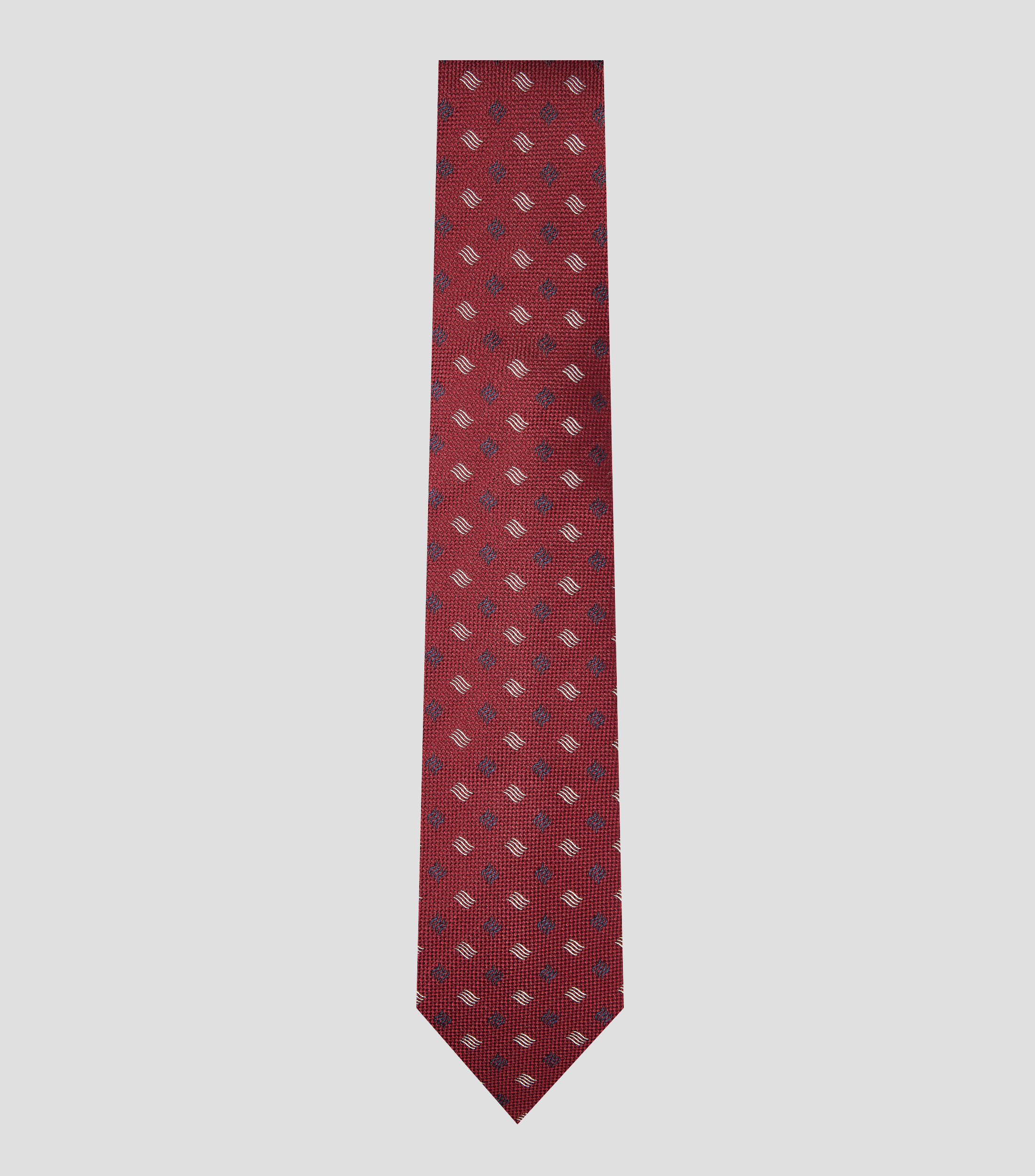 Corbata ancha con bordado