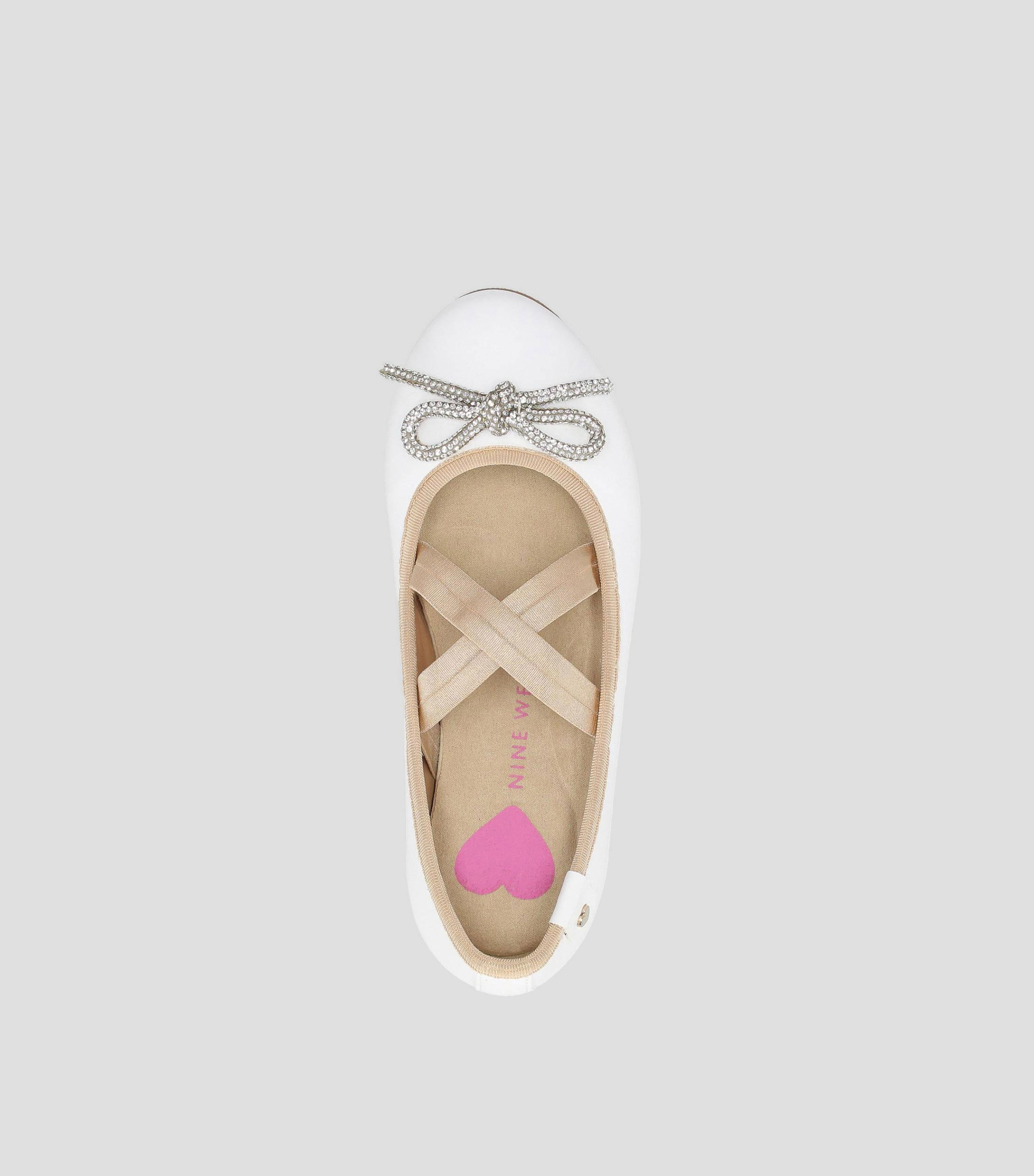 Flats lisos con moño Niña