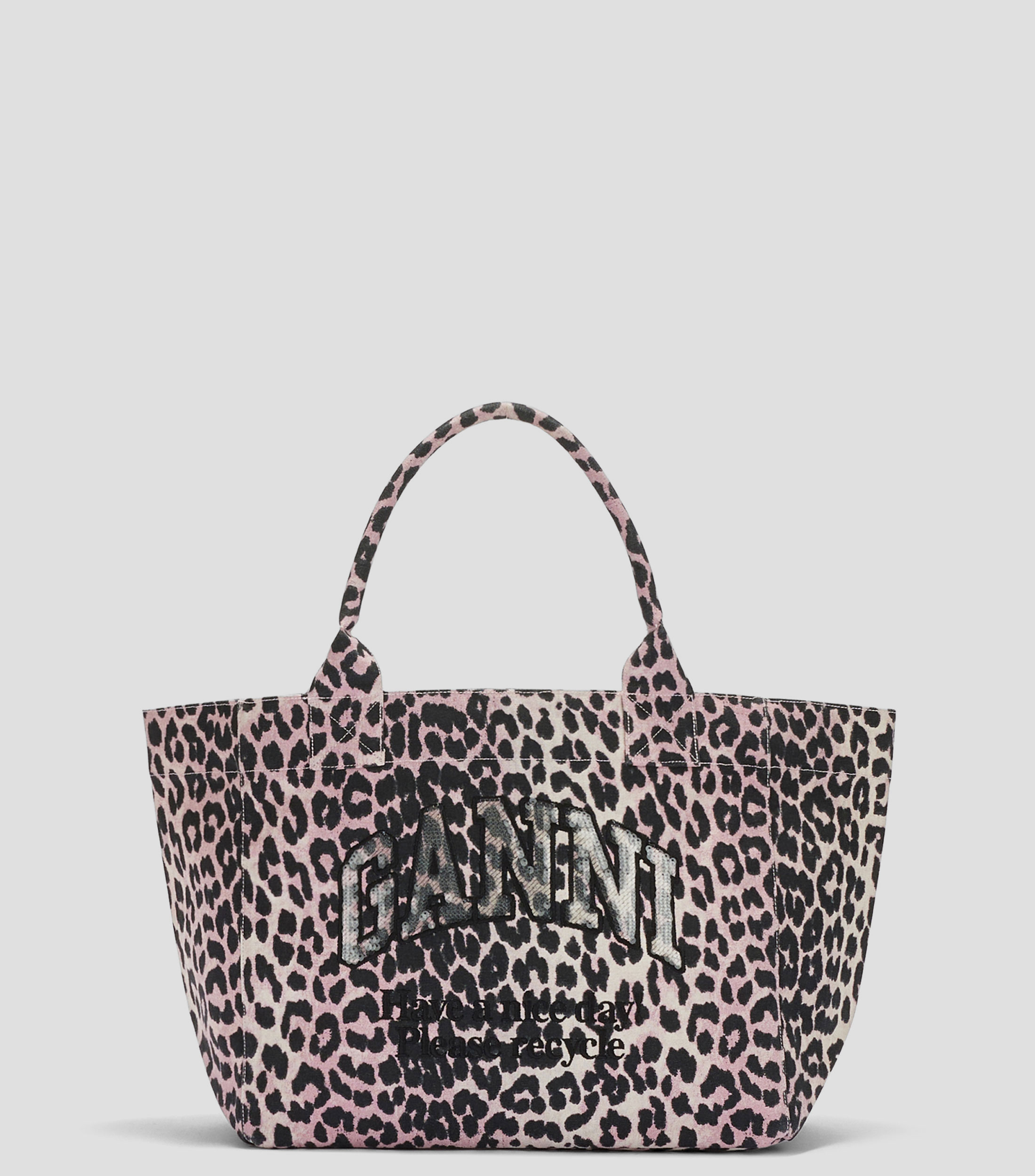 Bolsa tote mediana animalprint Mujer
