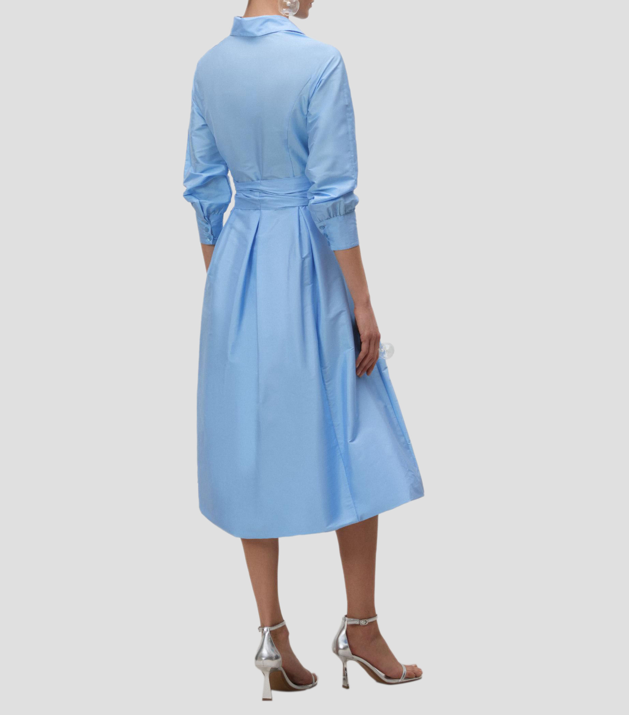 Vestido Midi liso Mujer