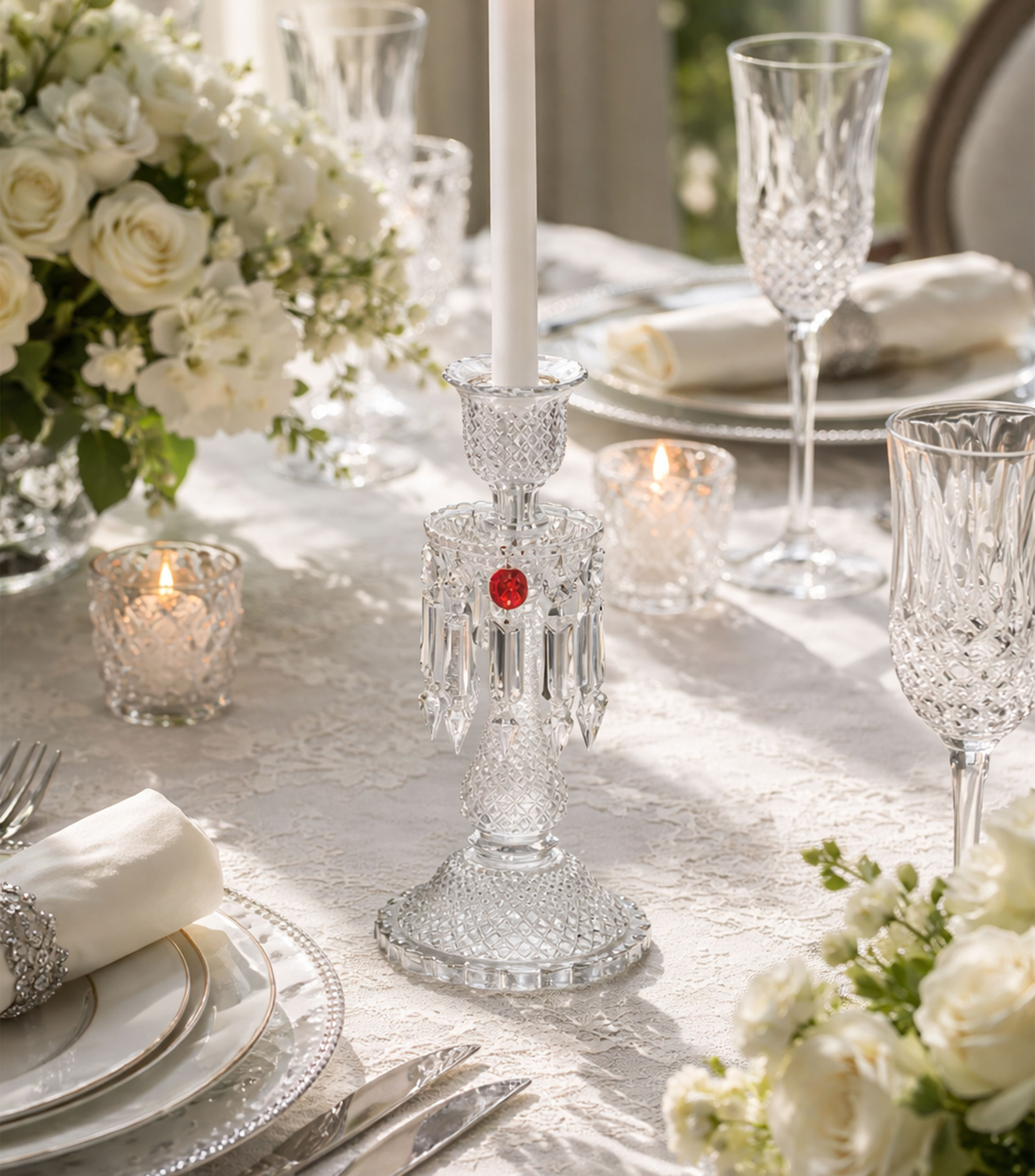 Candelabro Zénith en cristal