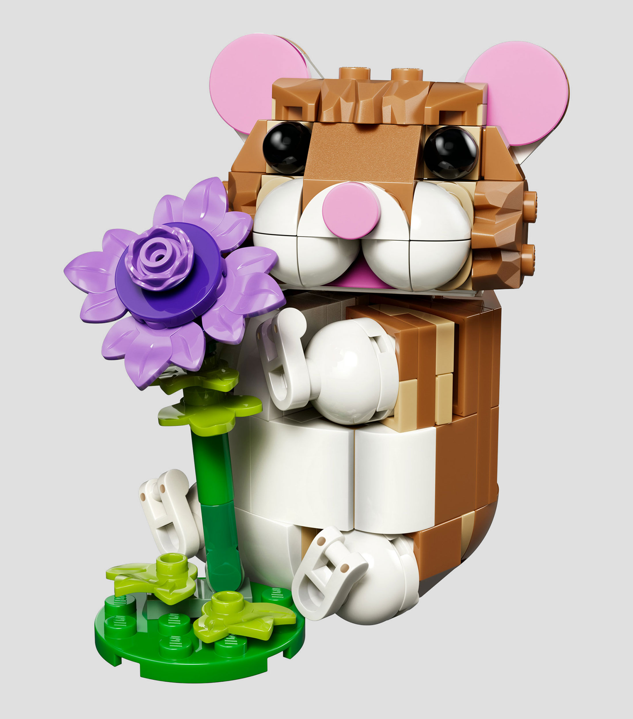 Lego Creator Lindo Hámster con Flor 3 en 1