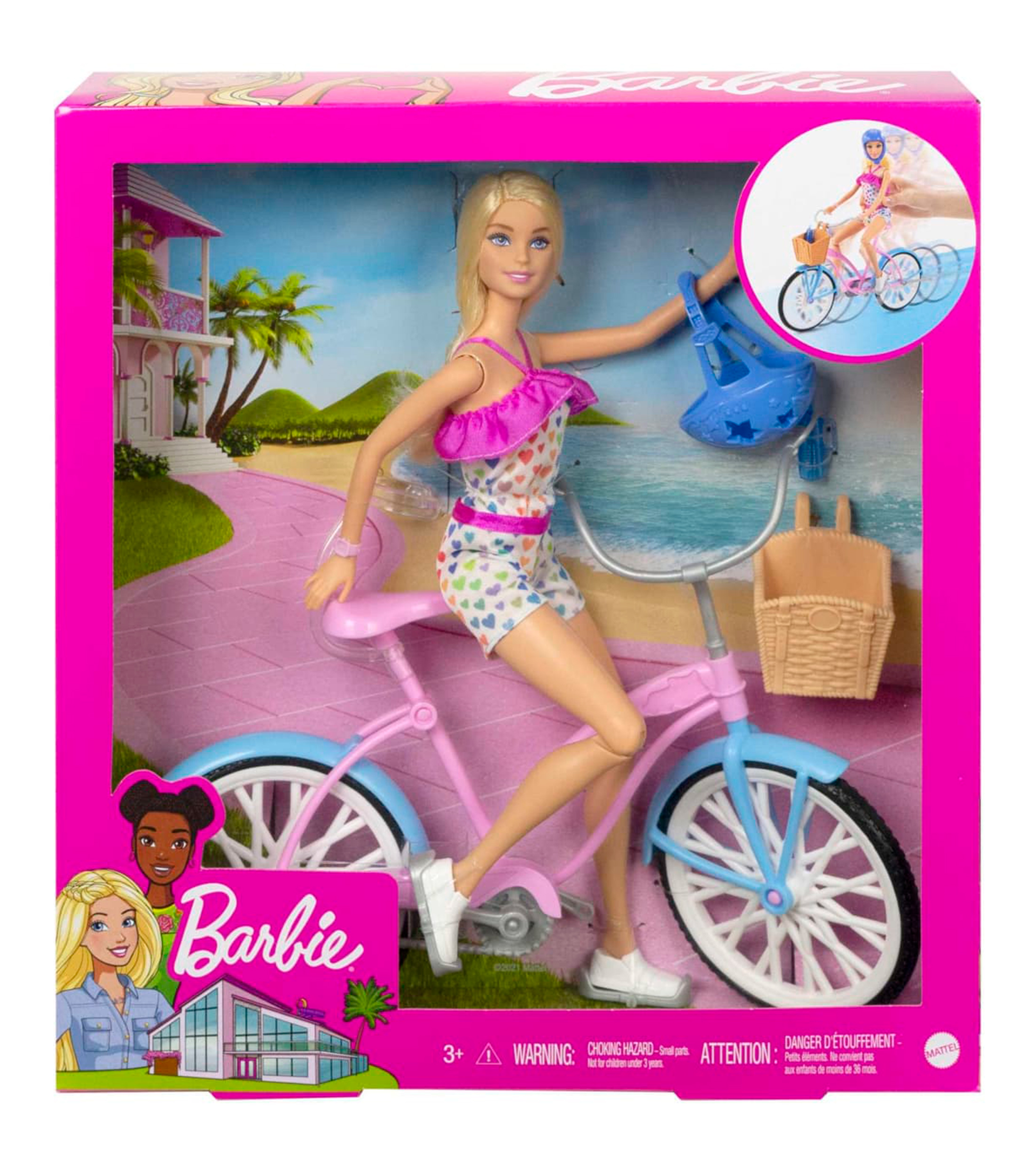 barbie paseo en bicicleta