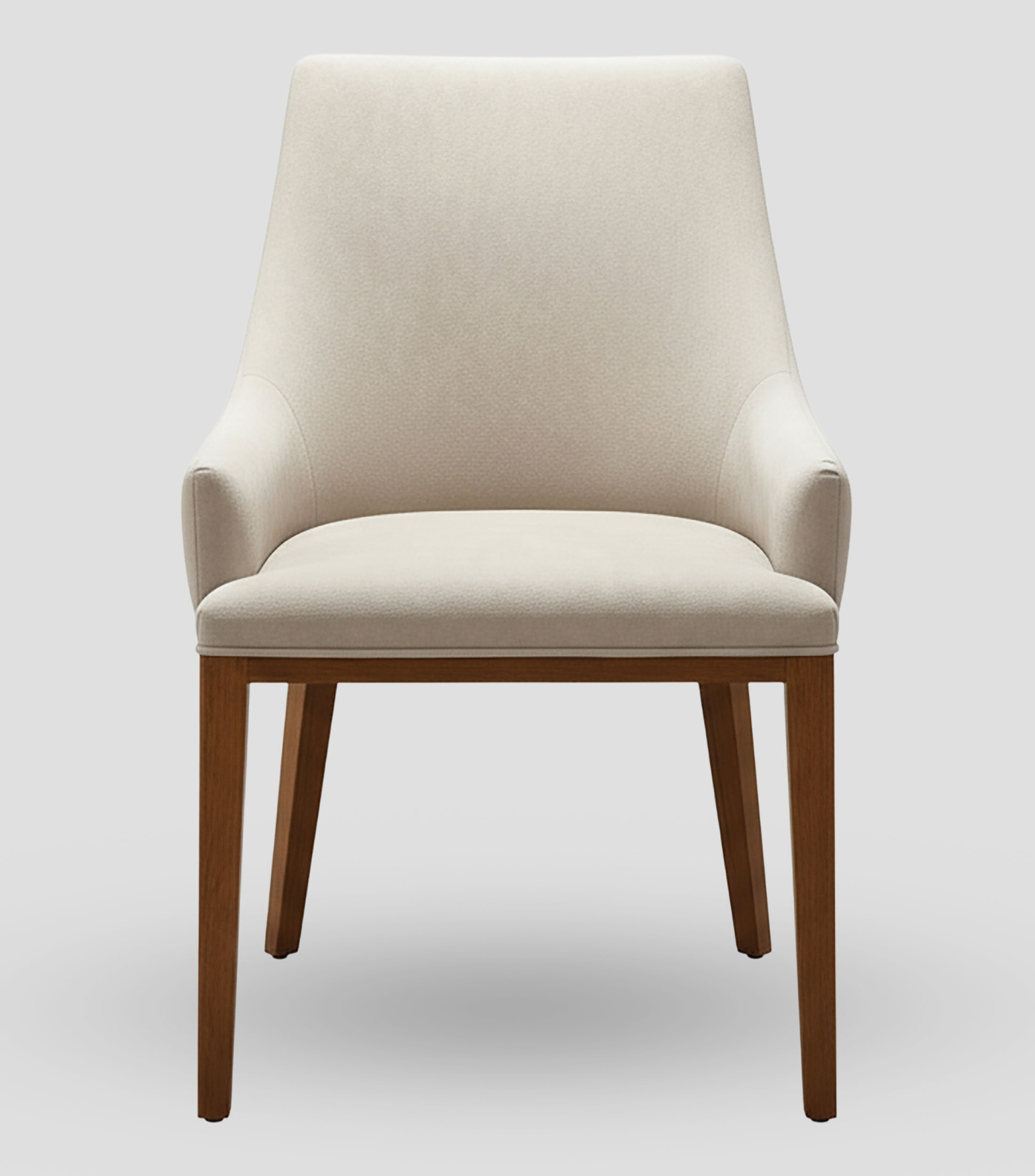 Silla para comedor en tela Bev Ivory