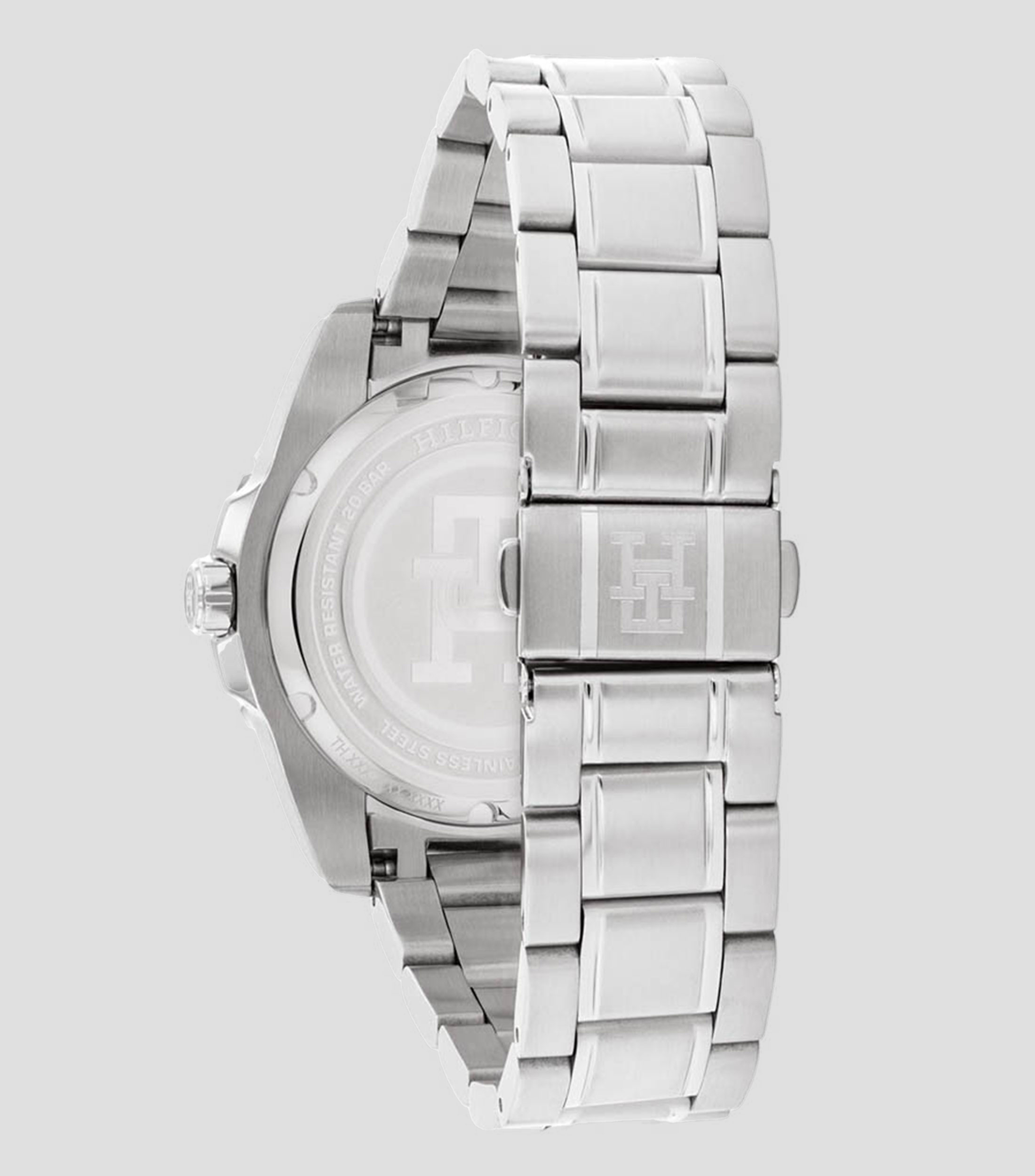 Reloj para Hombre TH85 Deportivo, Plateado y Blanco