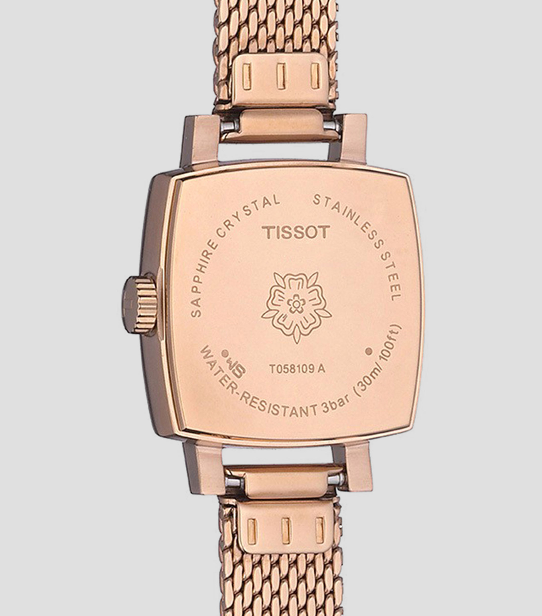 Reloj para Mujer Lovely Square de vestir, color oro rosa