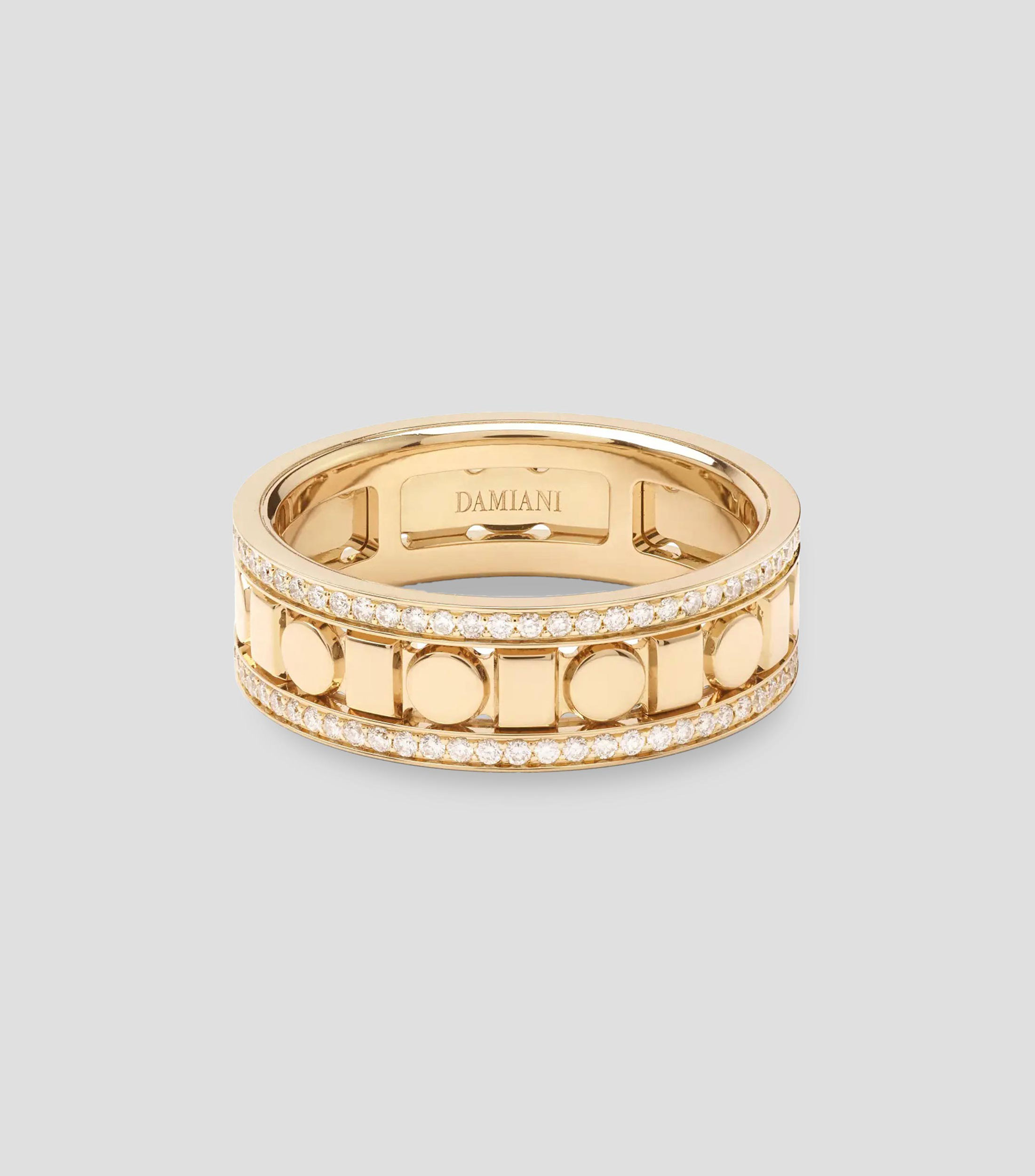 Anillo en oro amarillo de 18 kilates Belle Époque con diamantes Mujer