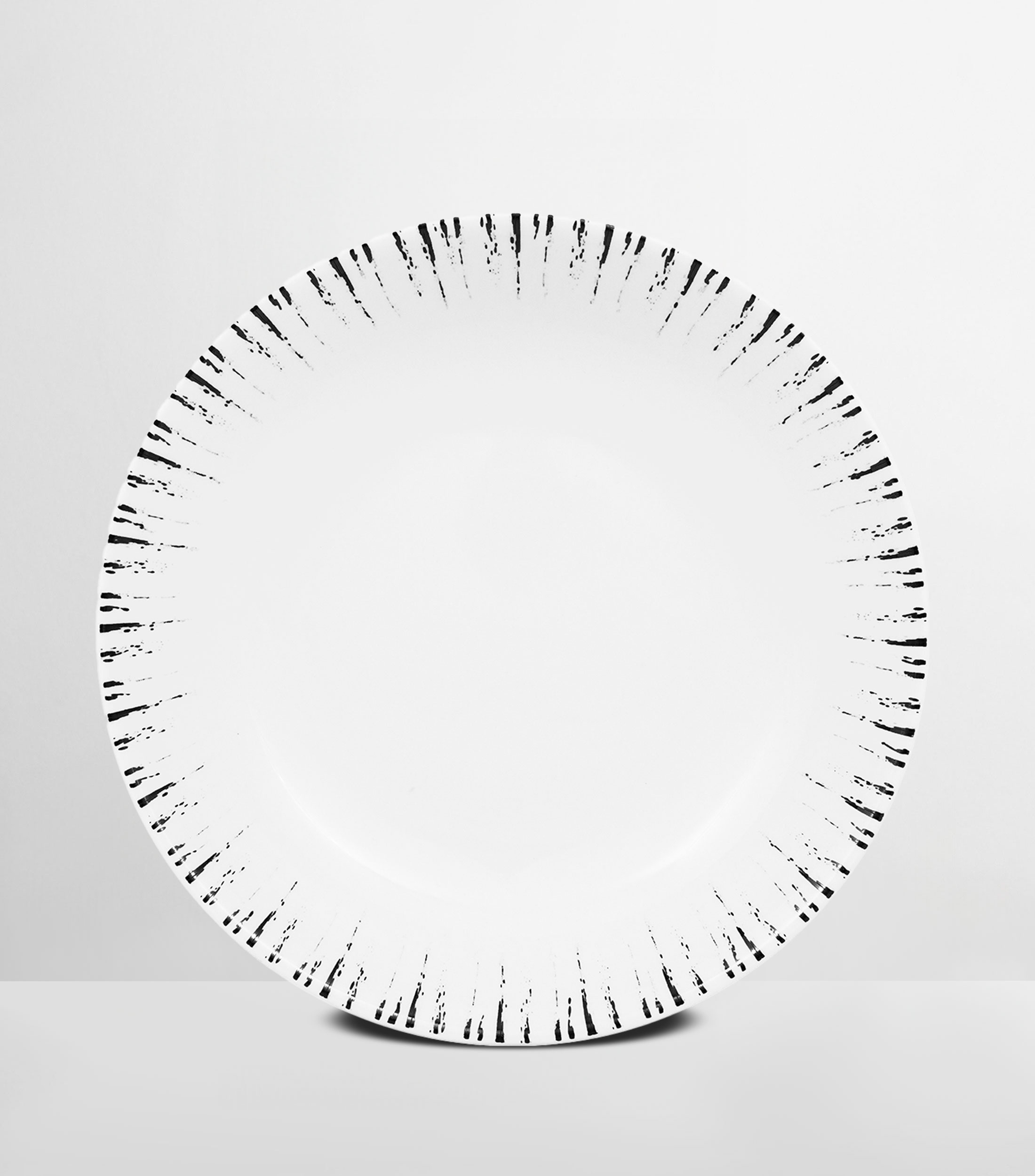 Plato para sopa Glee Black Blanco