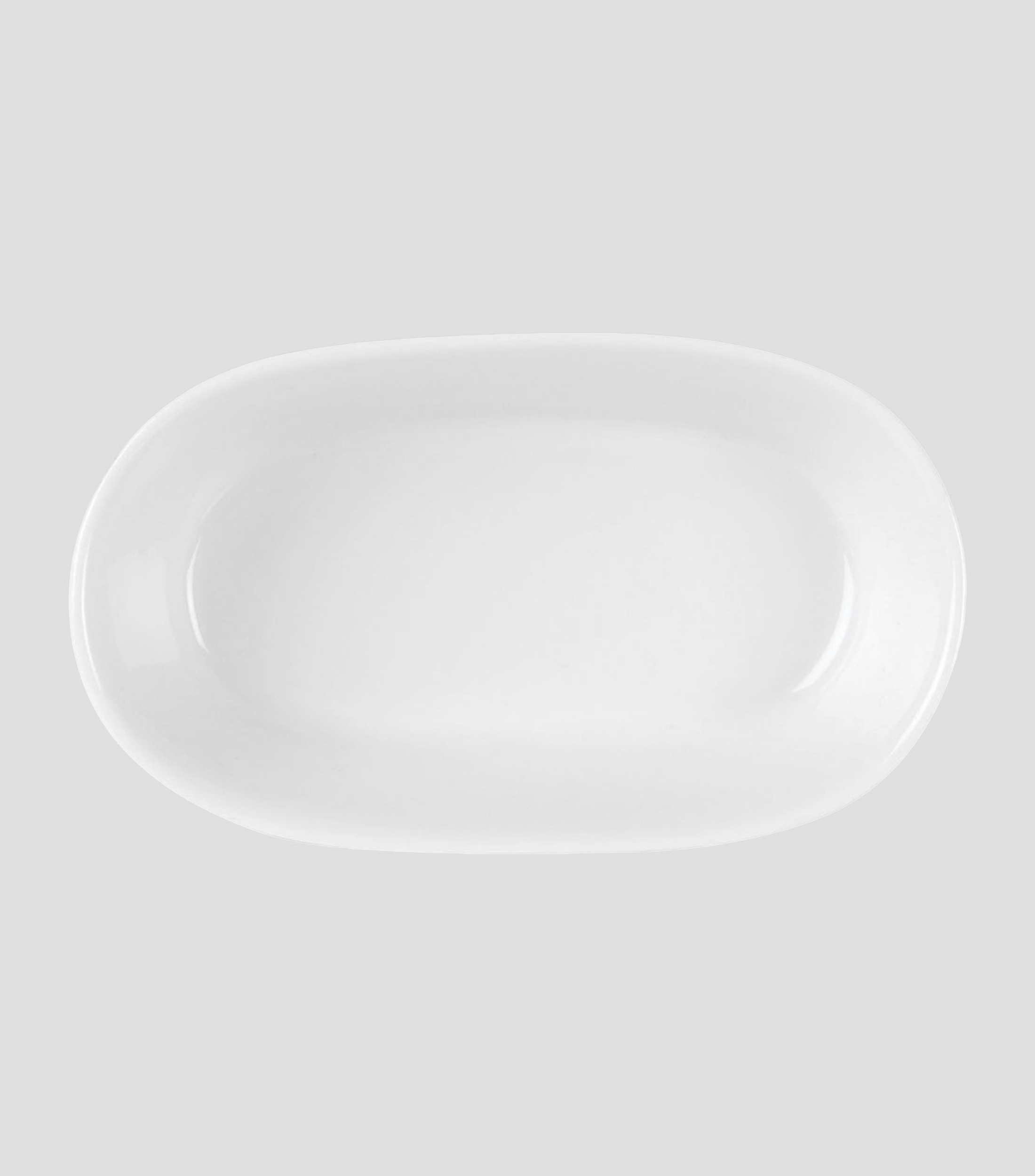 Plato hondo oval